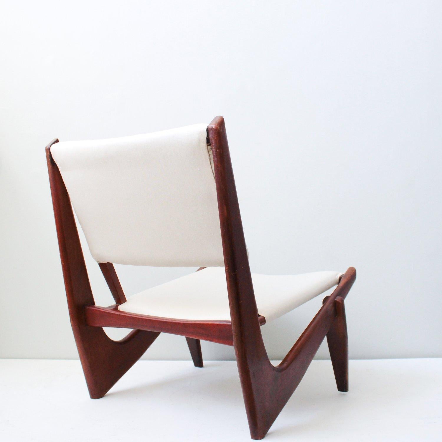 20th Century Lounge Chair Model 233 Bertil W. Behrman For AB Engens Fabriker C.1950 For Sale