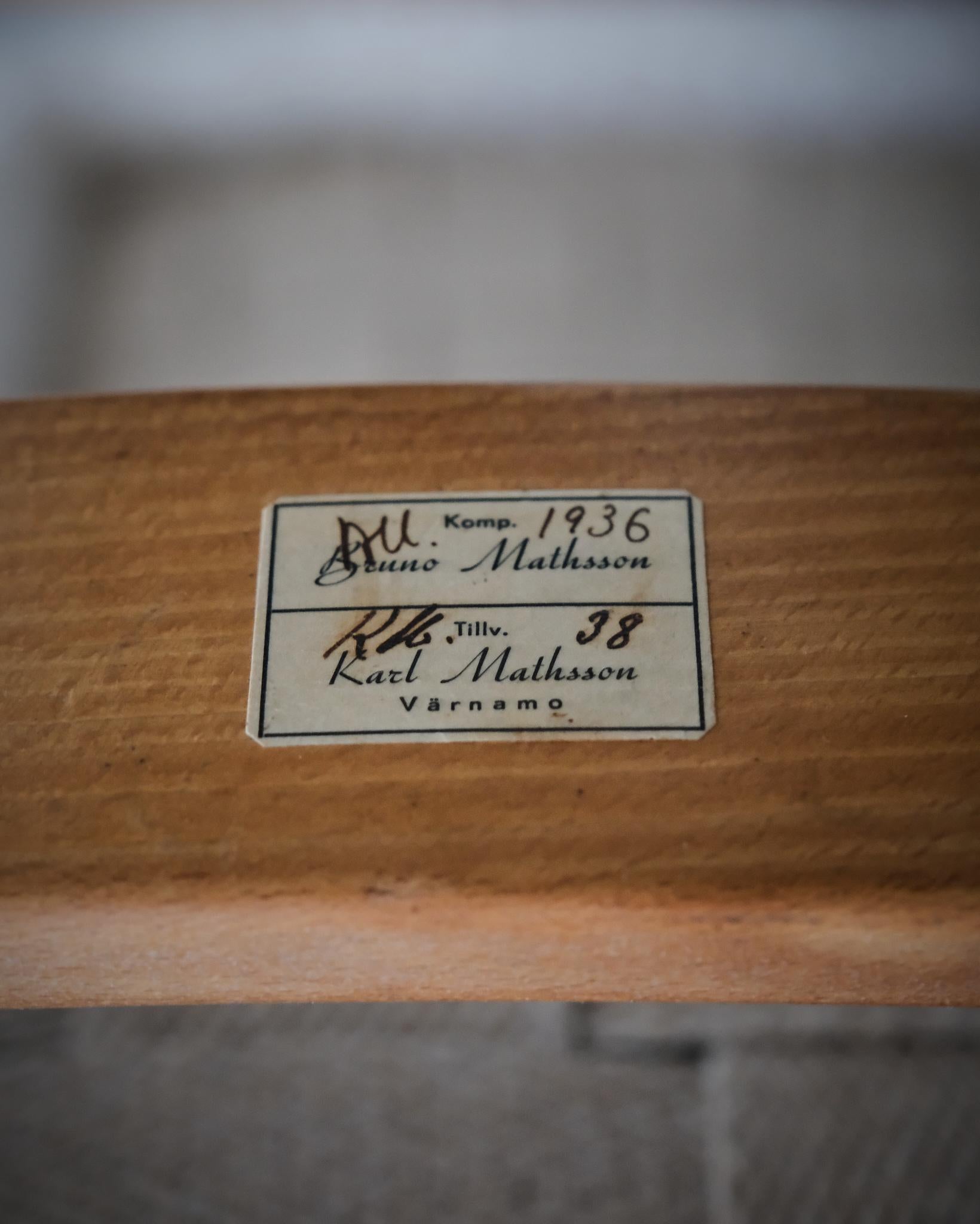 Lounge chair 'model 36' by Bruno Mathsson, Sweden, 1938 en venta 4