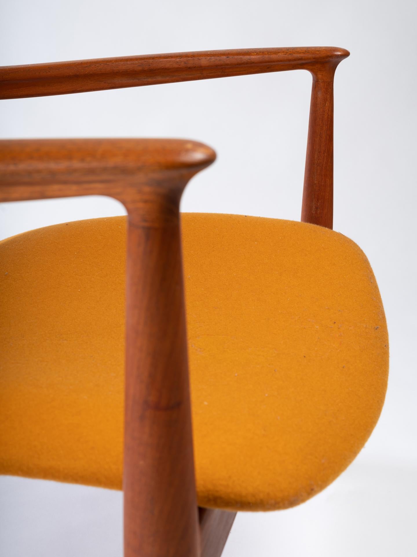 Lounge Chair Model Fd136, Designed by Finn Juhl, 1950s For Sale 4