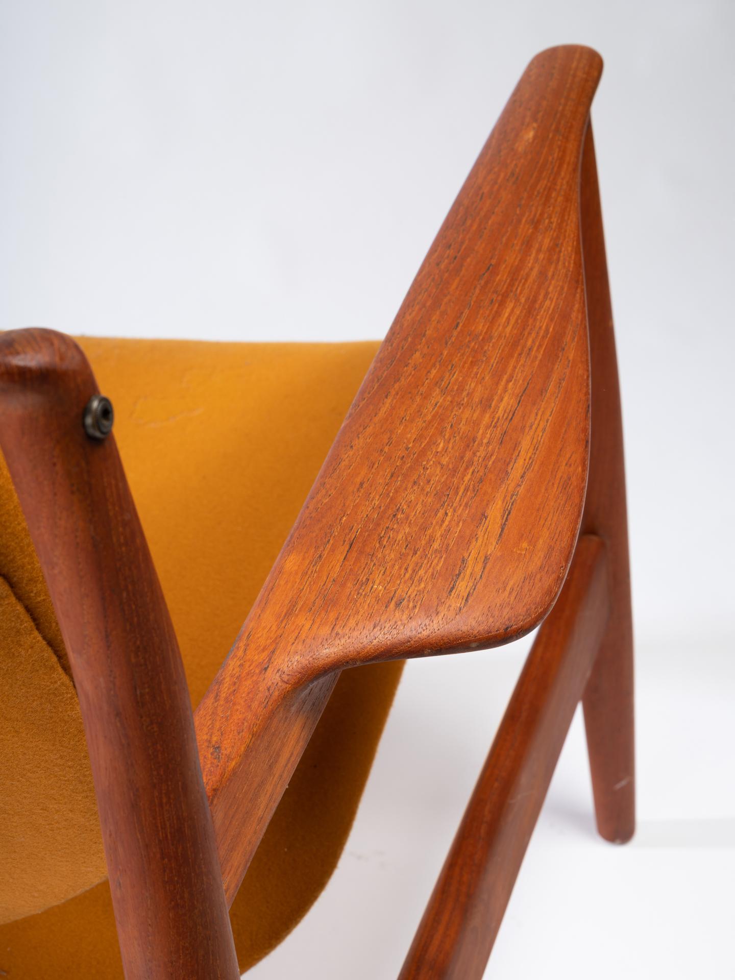 Lounge Chair Model Fd136, Designed by Finn Juhl, 1950s For Sale 6