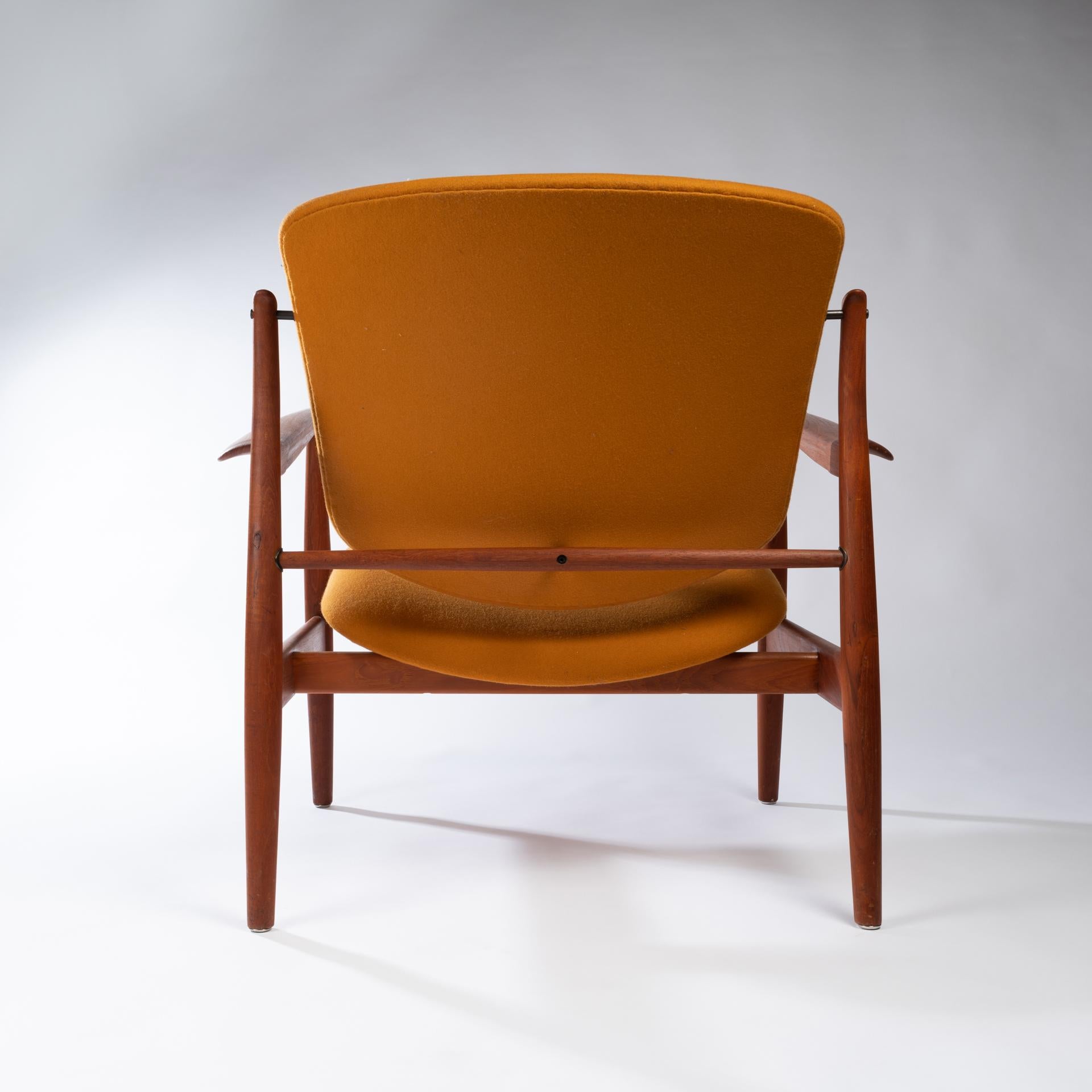 Lounge Chair Model Fd136, Designed by Finn Juhl, 1950s For Sale 1