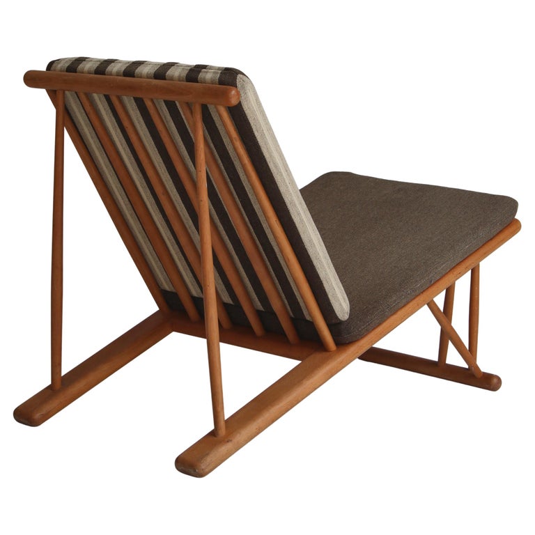 Lounge Chair Model "J58" by Poul Volther for Fdb, Danish Modern, 1954 For Sale