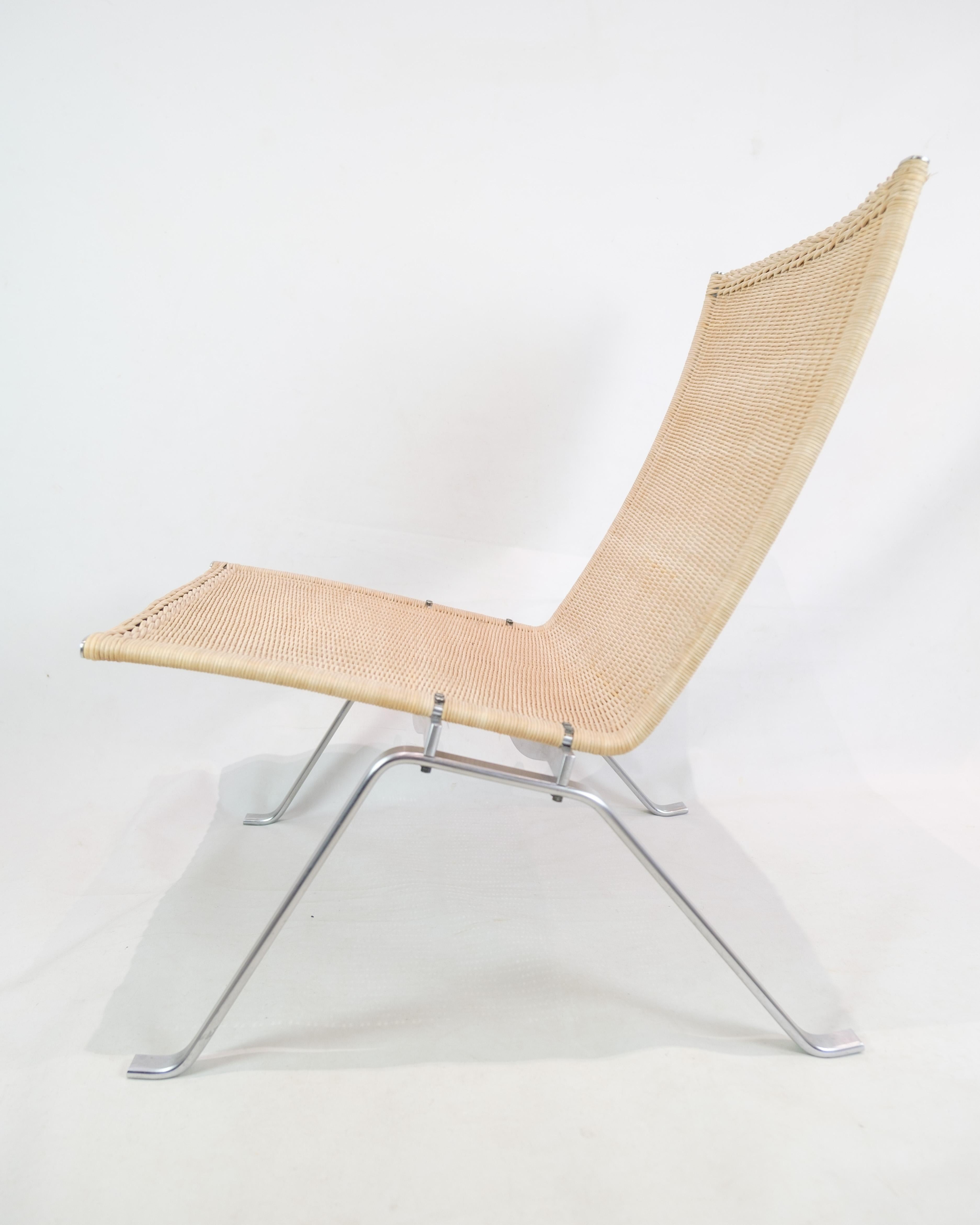 Lounge Chair Model PK22 By Poul Kjærholm Made By Fritz Hansen From 1993s In Good Condition For Sale In Lejre, DK