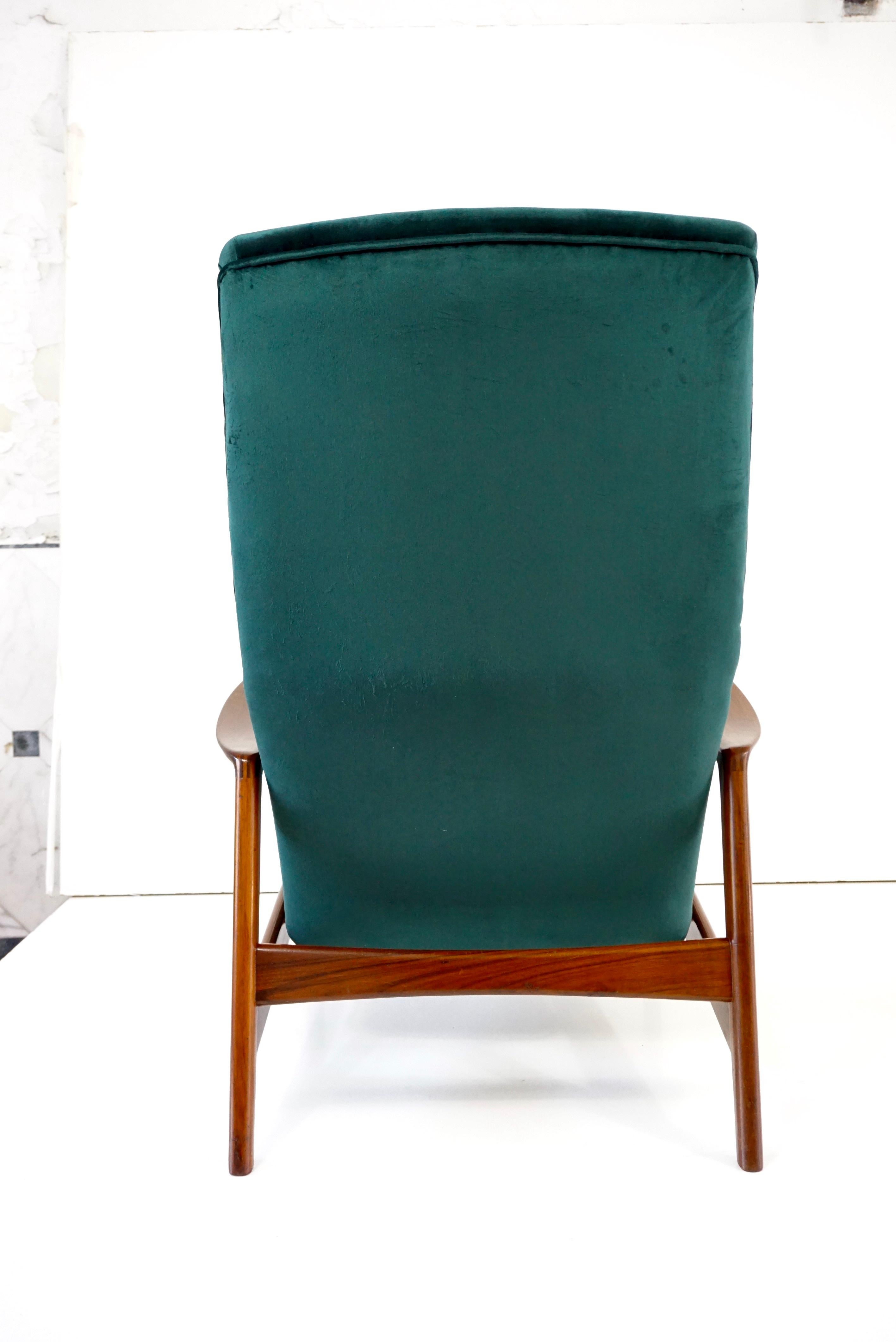 Lounge Chair N.829 by Cassina Sel. by Gio Ponti for the Hotel Pdp Sorrento, 1964 8
