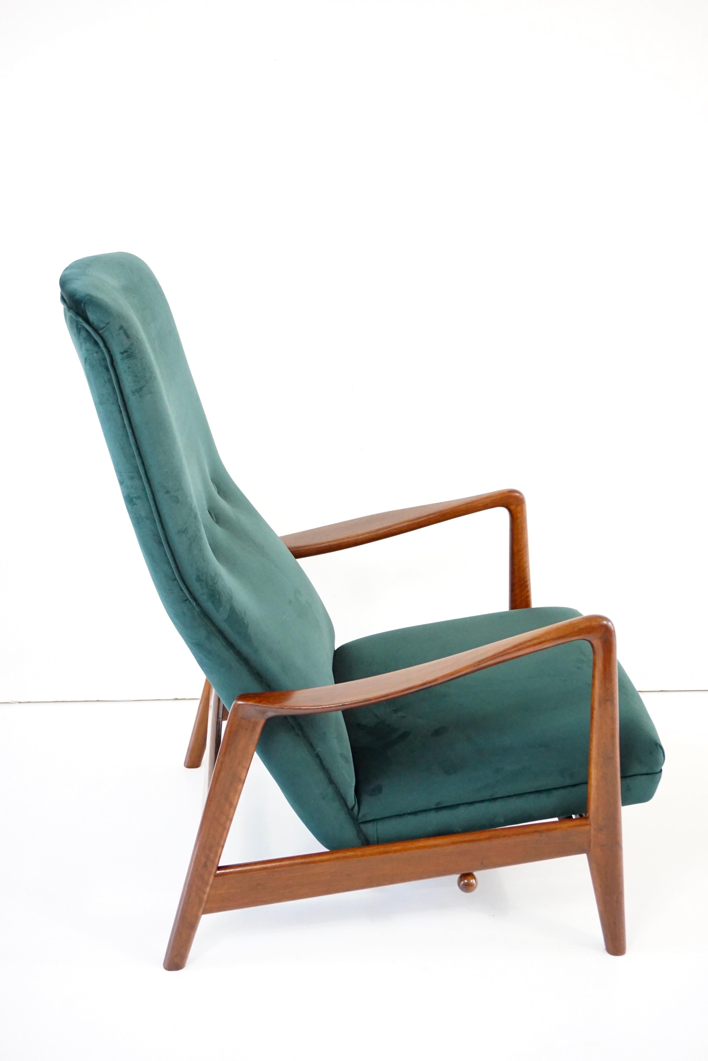 Lounge Chair N.829 by Cassina Sel. by Gio Ponti for the Hotel Pdp Sorrento, 1964 1