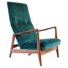 Lounge Chair N.829 by Cassina Sel. by Gio Ponti for the Hotel Pdp Sorrento, 1964