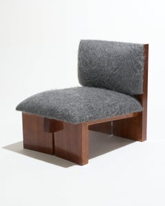 Lounge chair no.1 in stained and varnished oak