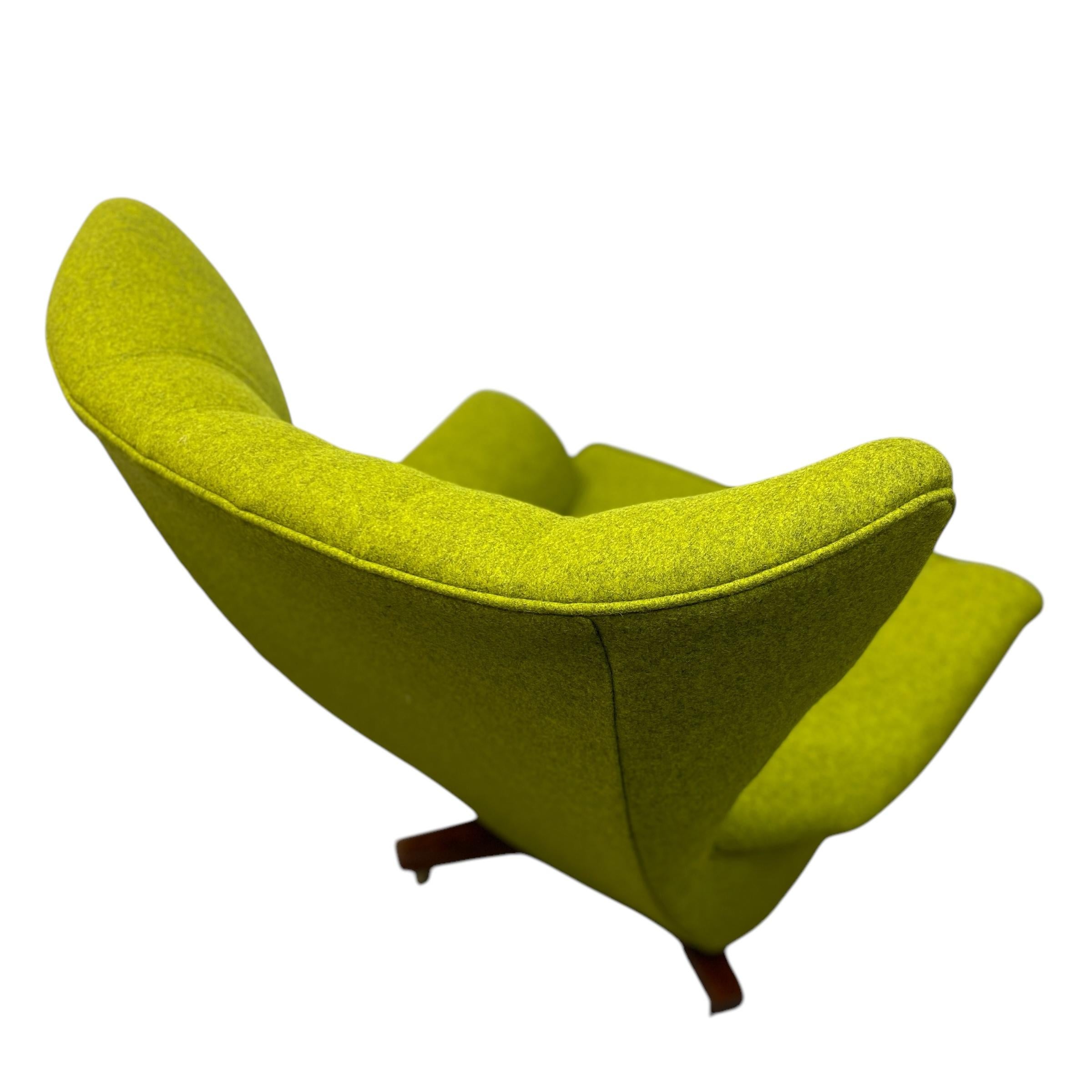 Lounge Chair Ottoman 1960's G Plan Blofeld 6250 3