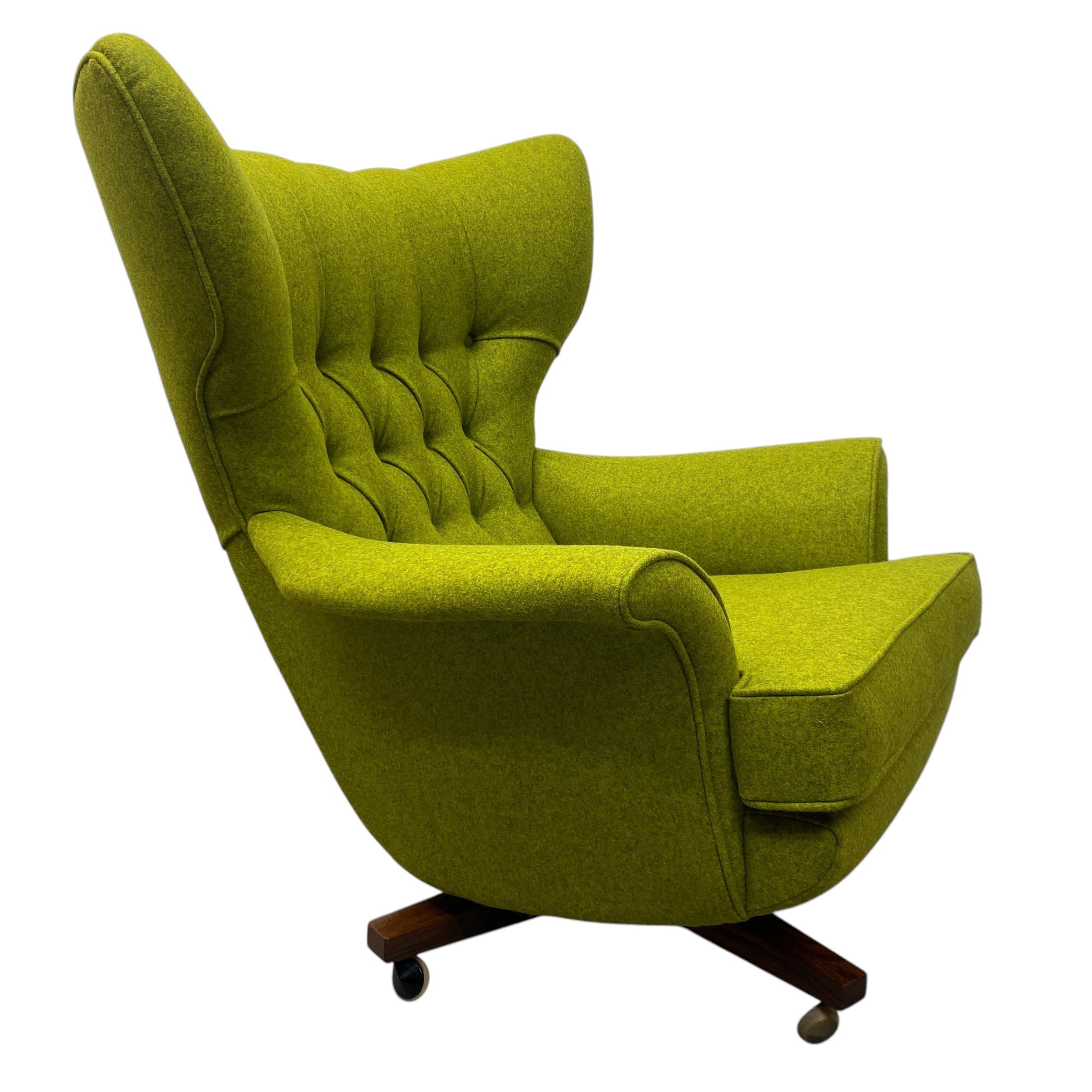 Lounge Chair Ottoman 1960's G Plan Blofeld 6250 5