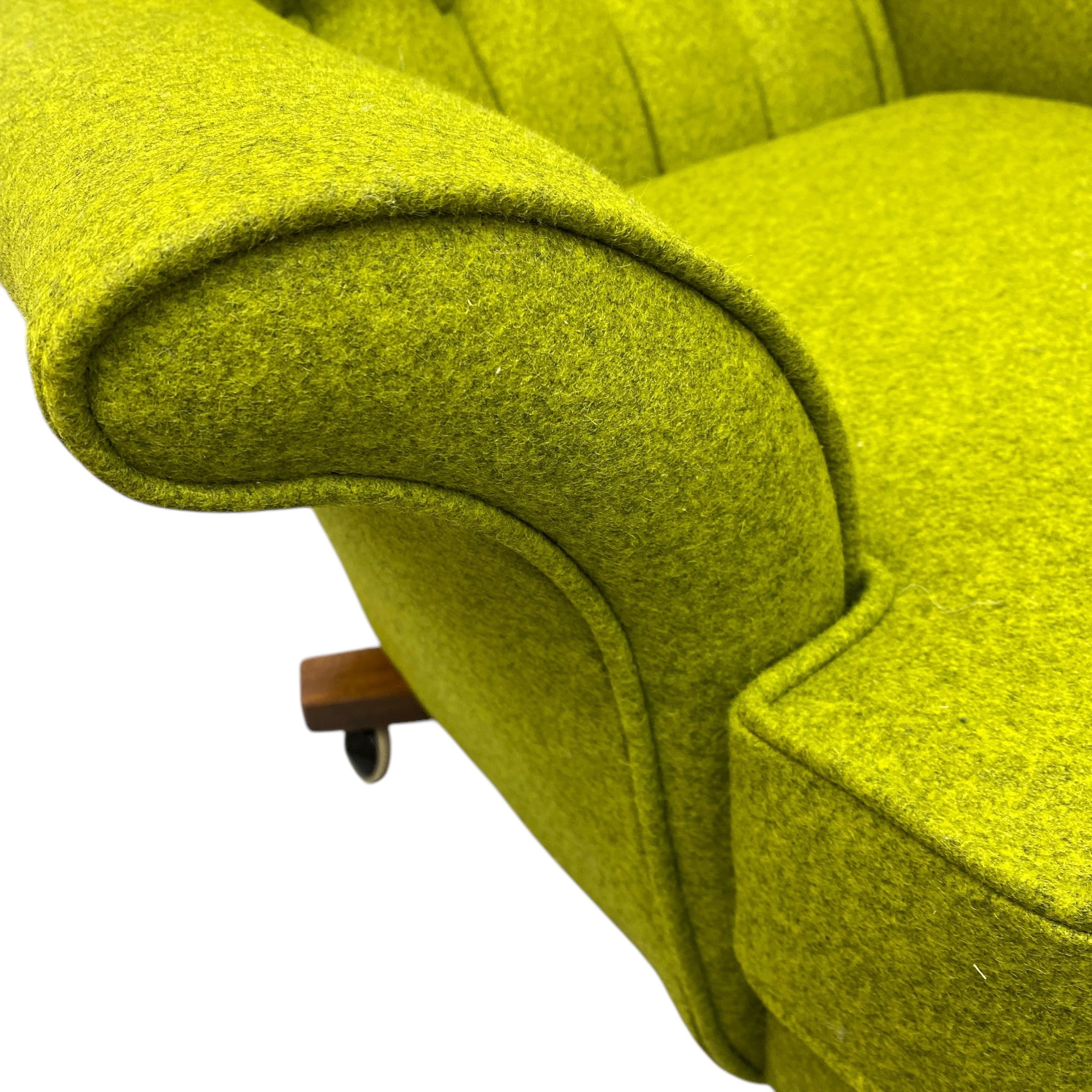 Lounge Chair Ottoman 1960's G Plan Blofeld 6250 7