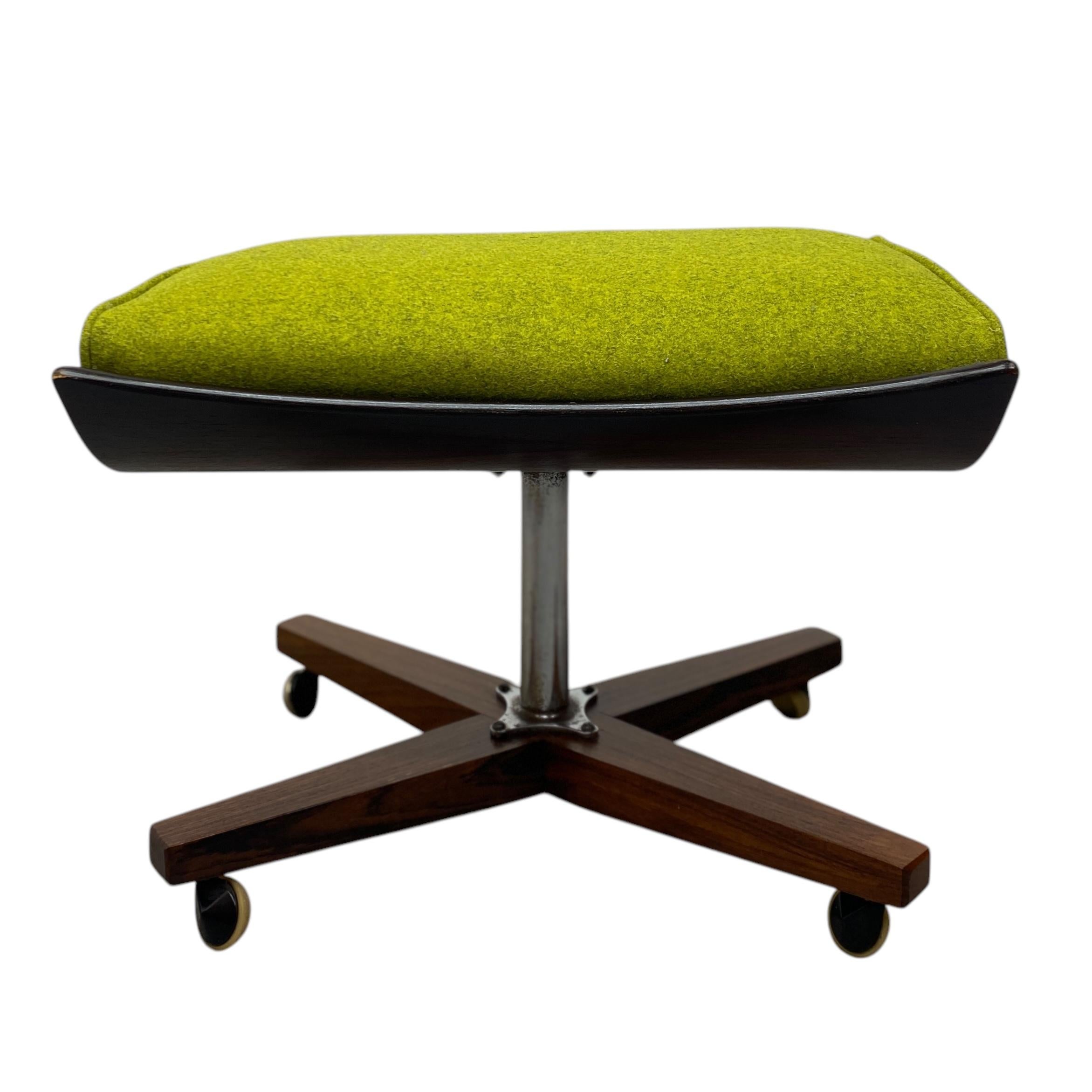Lounge Chair Ottoman 1960's G Plan Blofeld 6250 In Good Condition In Otley, GB