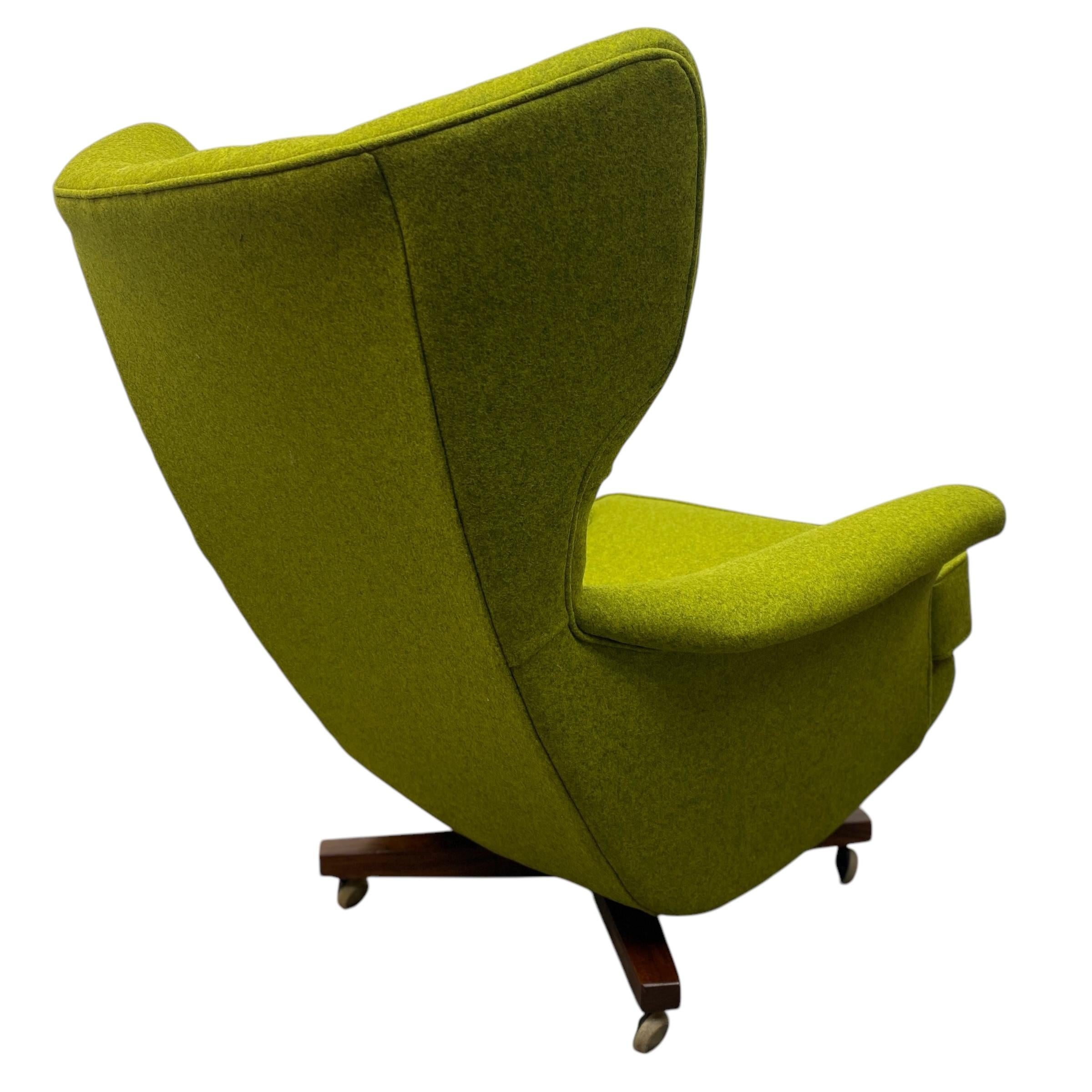 Lounge Chair Ottoman 1960's G Plan Blofeld 6250 1