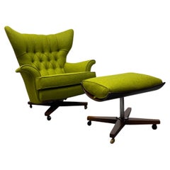 Sedia da salotto ottomana 1960 G-Plan Blofeld 6250