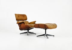 Lounge Chair & Ottoman von Charles & Ray Eames für Herman Miller, 1970er Jahre