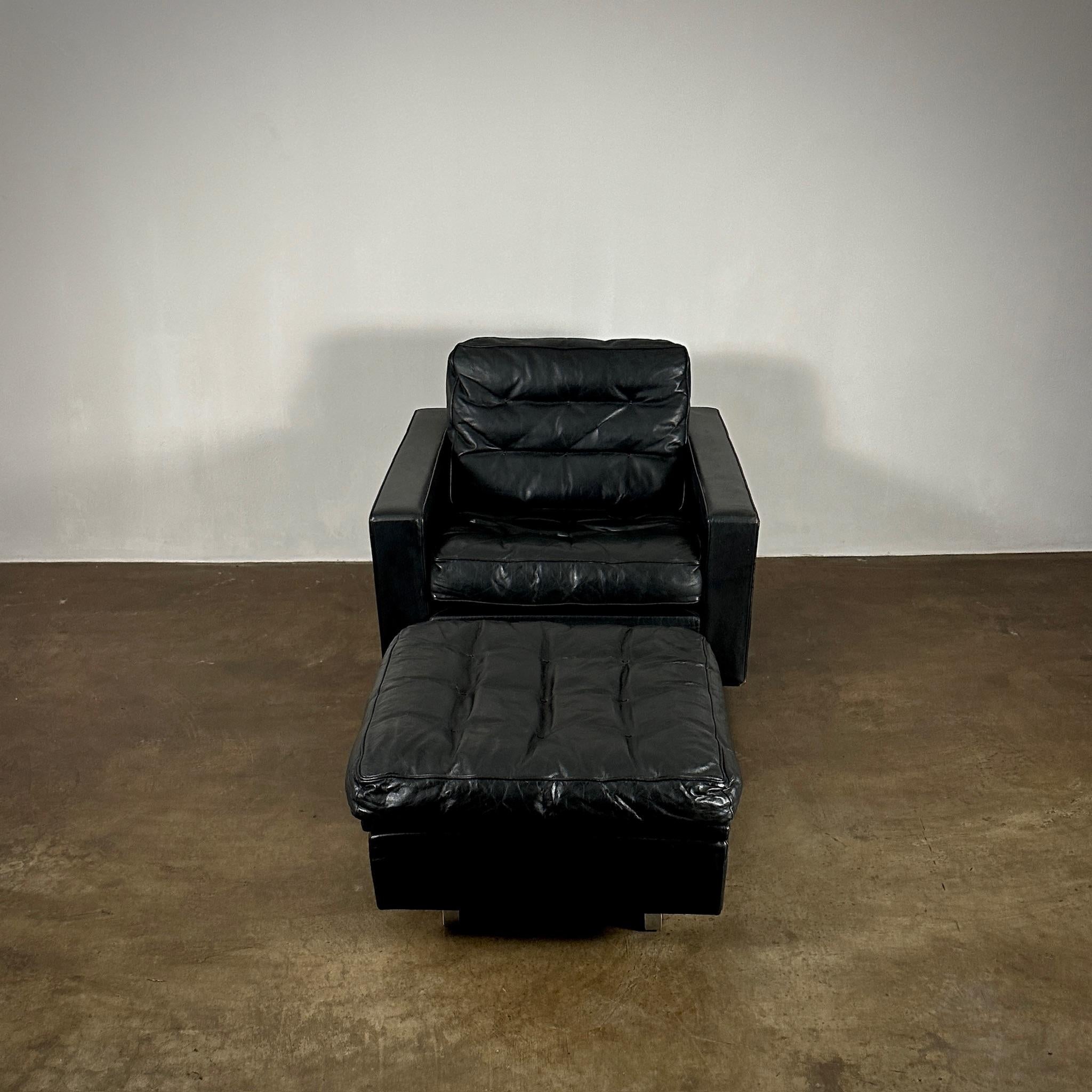 Bauhaus Lounge Chair & Ottoman by De Sede For Sale