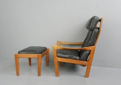 Lounge Chair and Ottoman by Illum Wikkelsø, circa 1960s