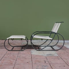 Lounge Chair & Ottoman by Kipp Stewart for Terra of California, Bronze, c.1970s