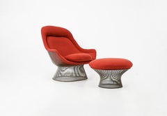 Sessel und Ottomane von Warren Platner für Knoll International, 1960er Jahre