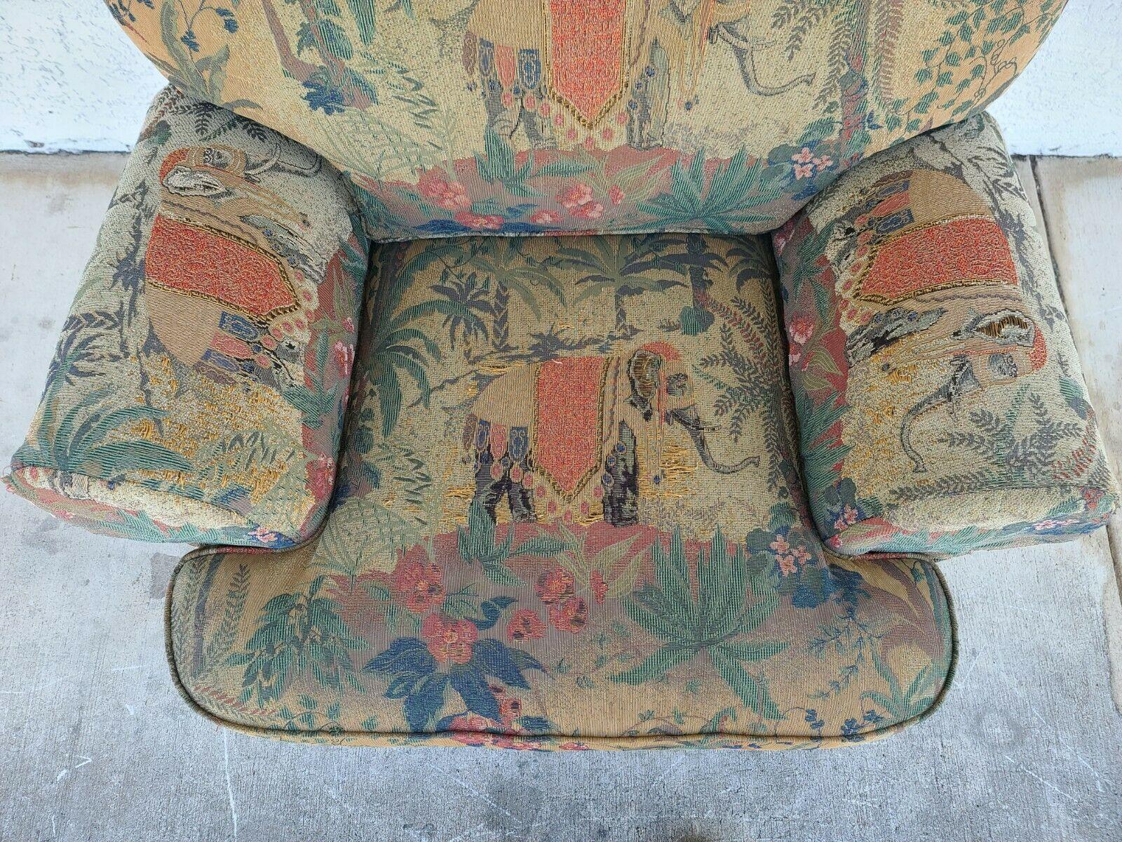 20th Century Lounge Chair & Ottoman Elephants by MICHAEL THOMAS