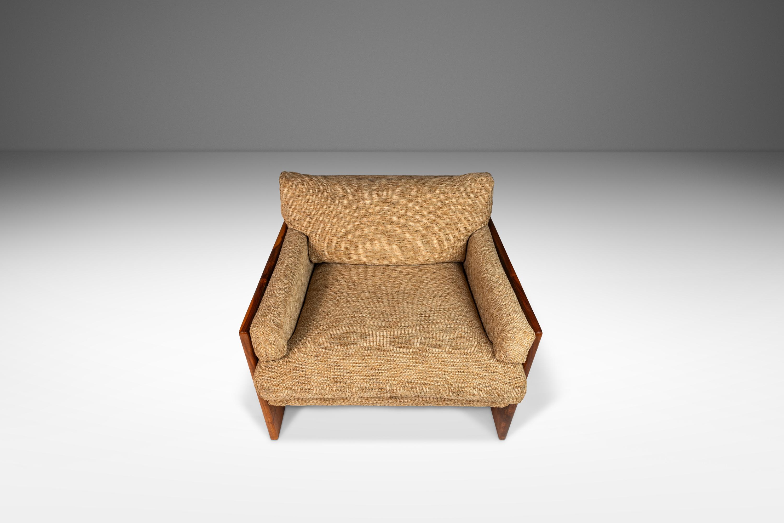 American Lounge Chair & Ottoman Set by Adrian Pearsall for Craft Associates, USA, 1960's For Sale