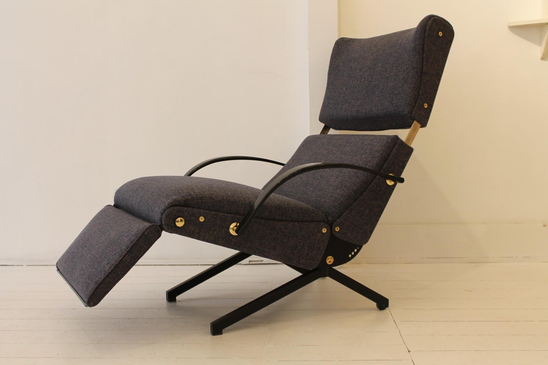 Mid-Century Modern Lounge Chair P40 by Osvaldo Borsani for Tecno