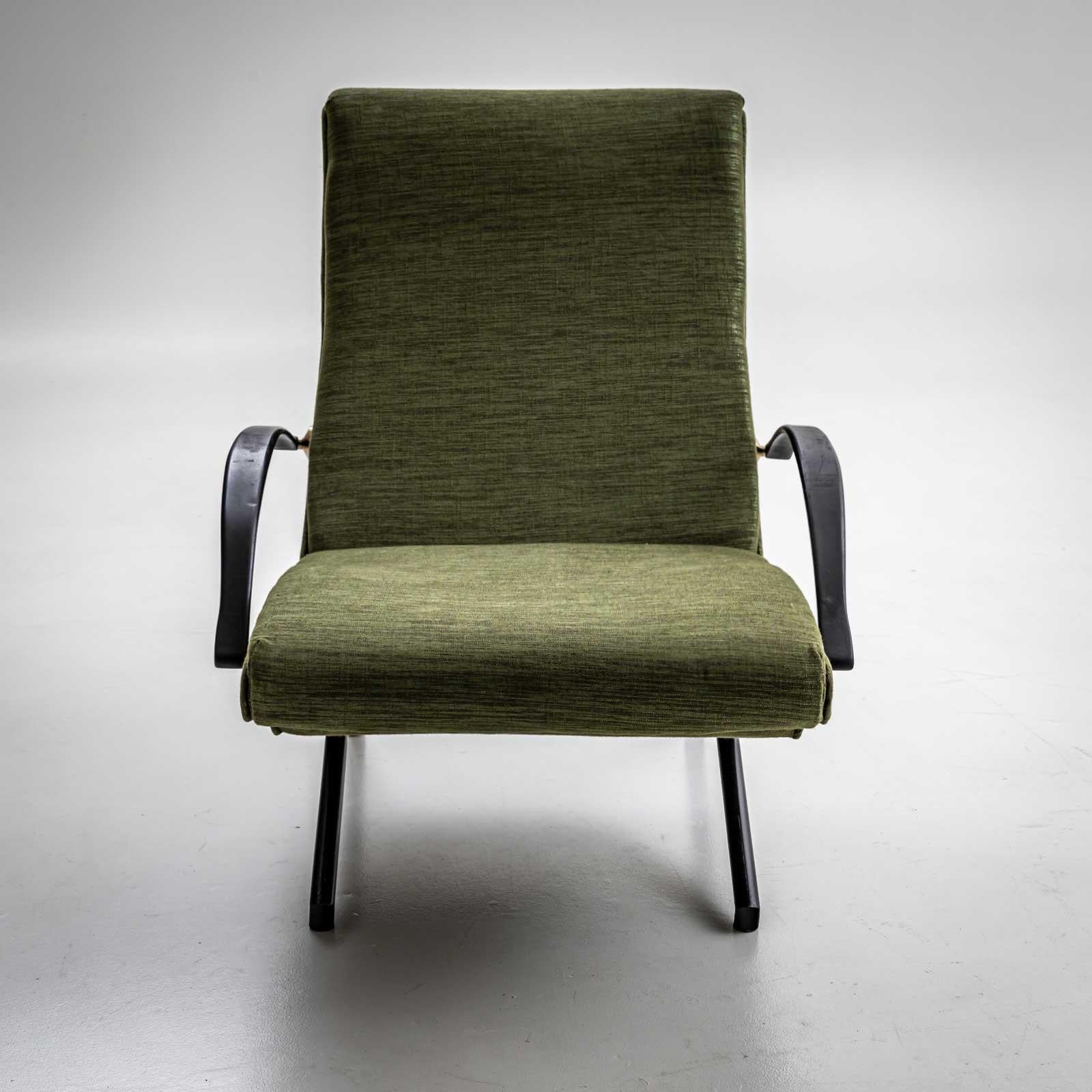Mid-20th Century Lounge Chair P40 by Osvaldo Borsani for Tecno Italy, Design 1955 For Sale