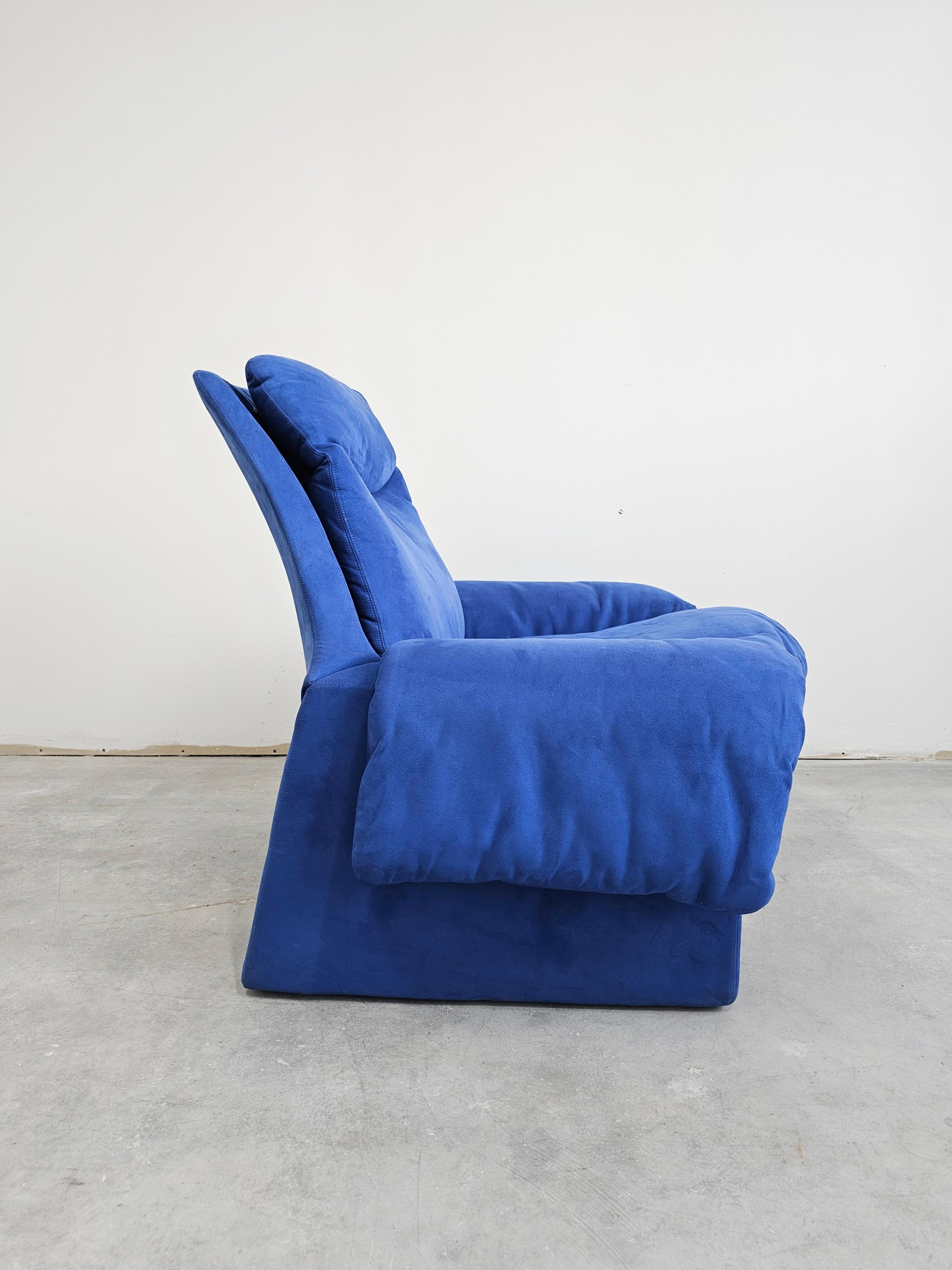 Silla Lounge P60 diseñada por Vittorio Introini para Saporiti Italia, Italia años 70 en Bueno estado para la venta en Beograd, RS