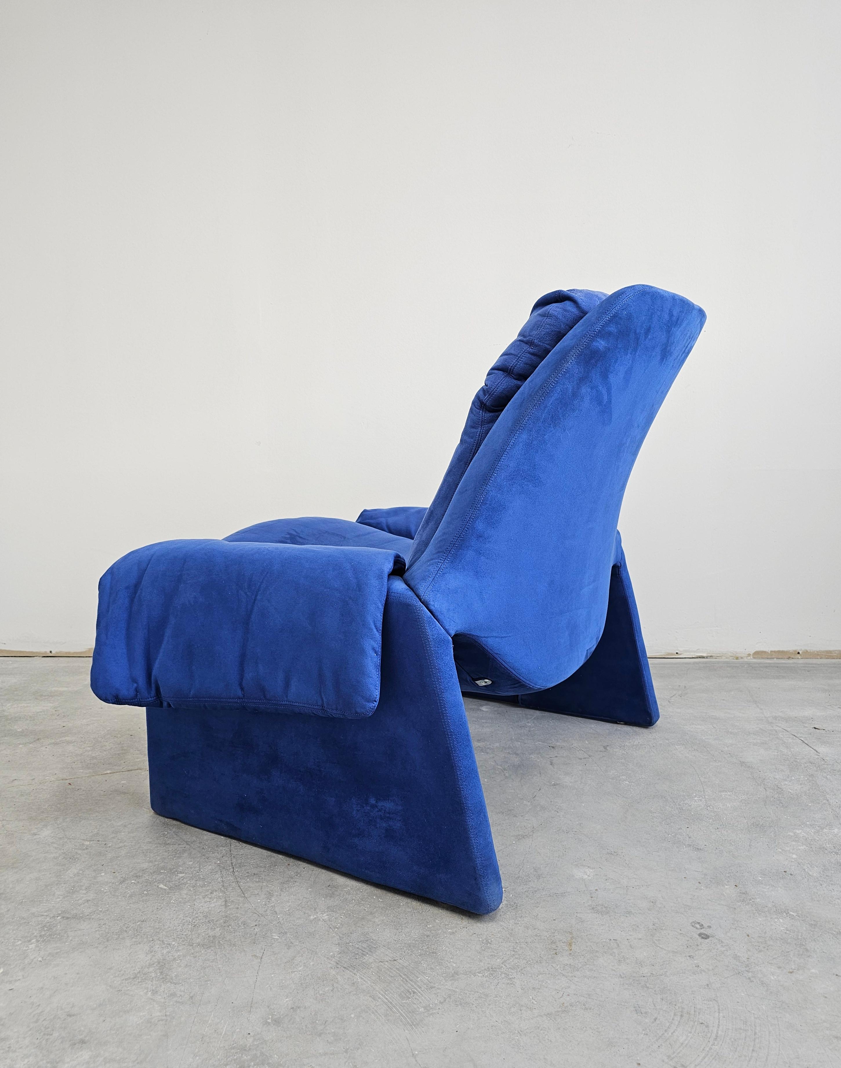 Silla Lounge P60 diseñada por Vittorio Introini para Saporiti Italia, Italia años 70 en venta 1