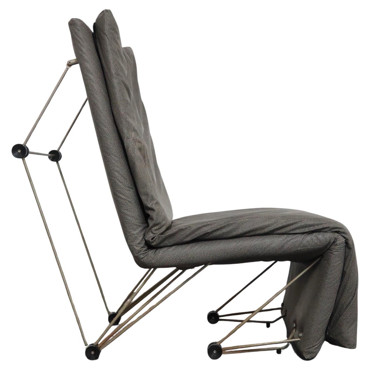 Chaise longue Poltrona Geometric Design Postmodern Modernariato 1980
s