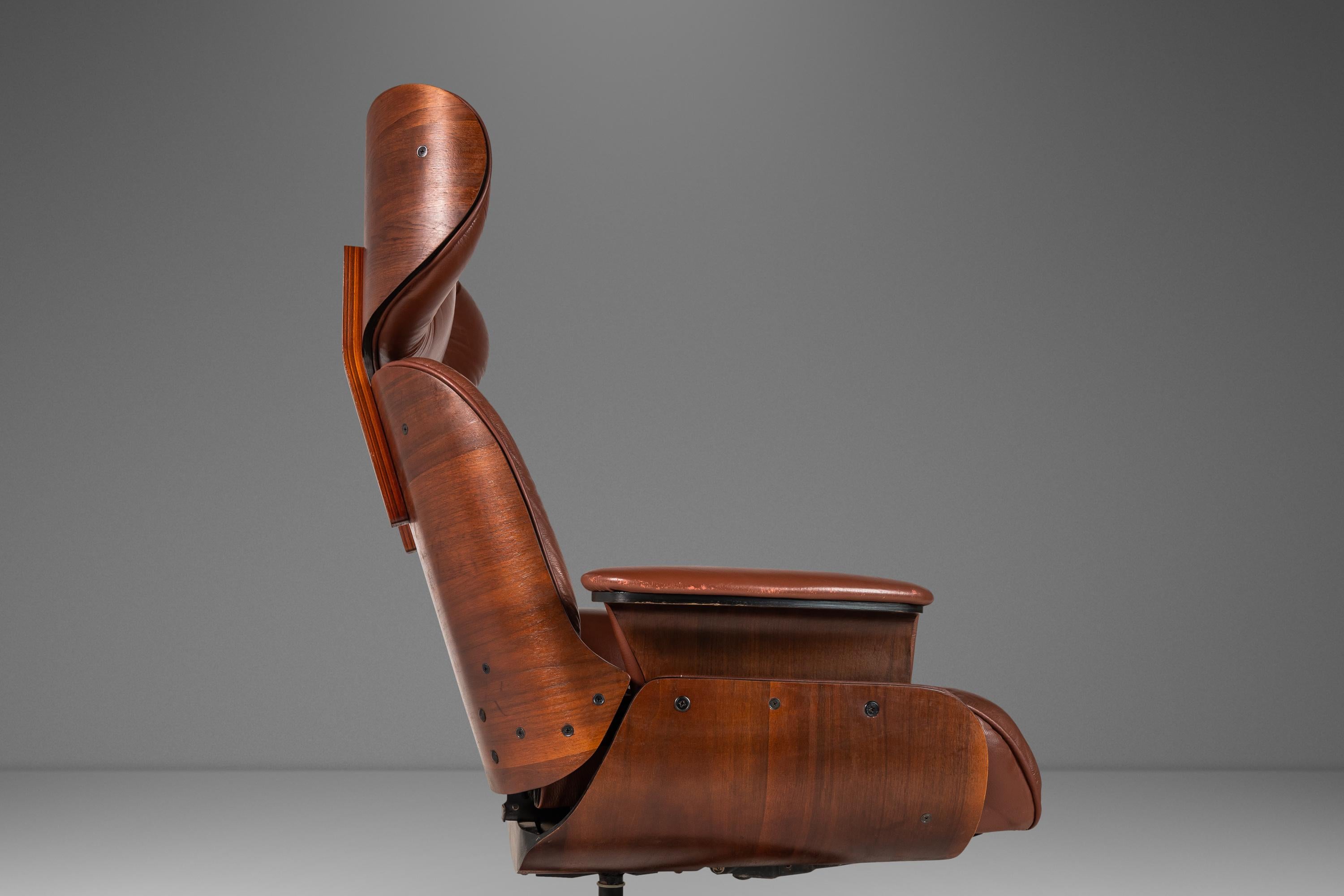 Lounge Chair Recliner Attributed to George Mulhauser for Plycraft, USA, c. 1960s 4