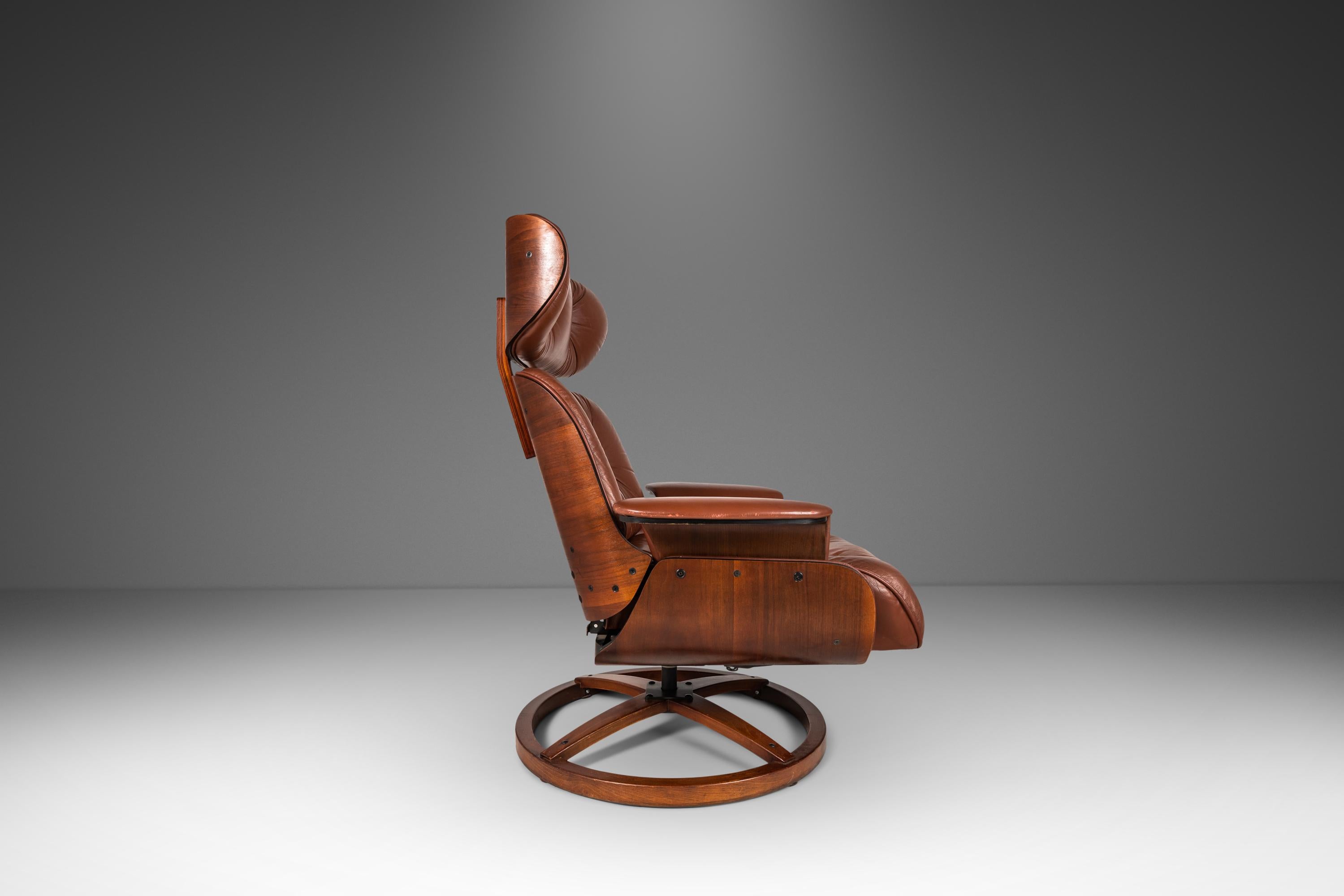 Lounge Chair Recliner Attributed to George Mulhauser for Plycraft, USA, c. 1960s 6