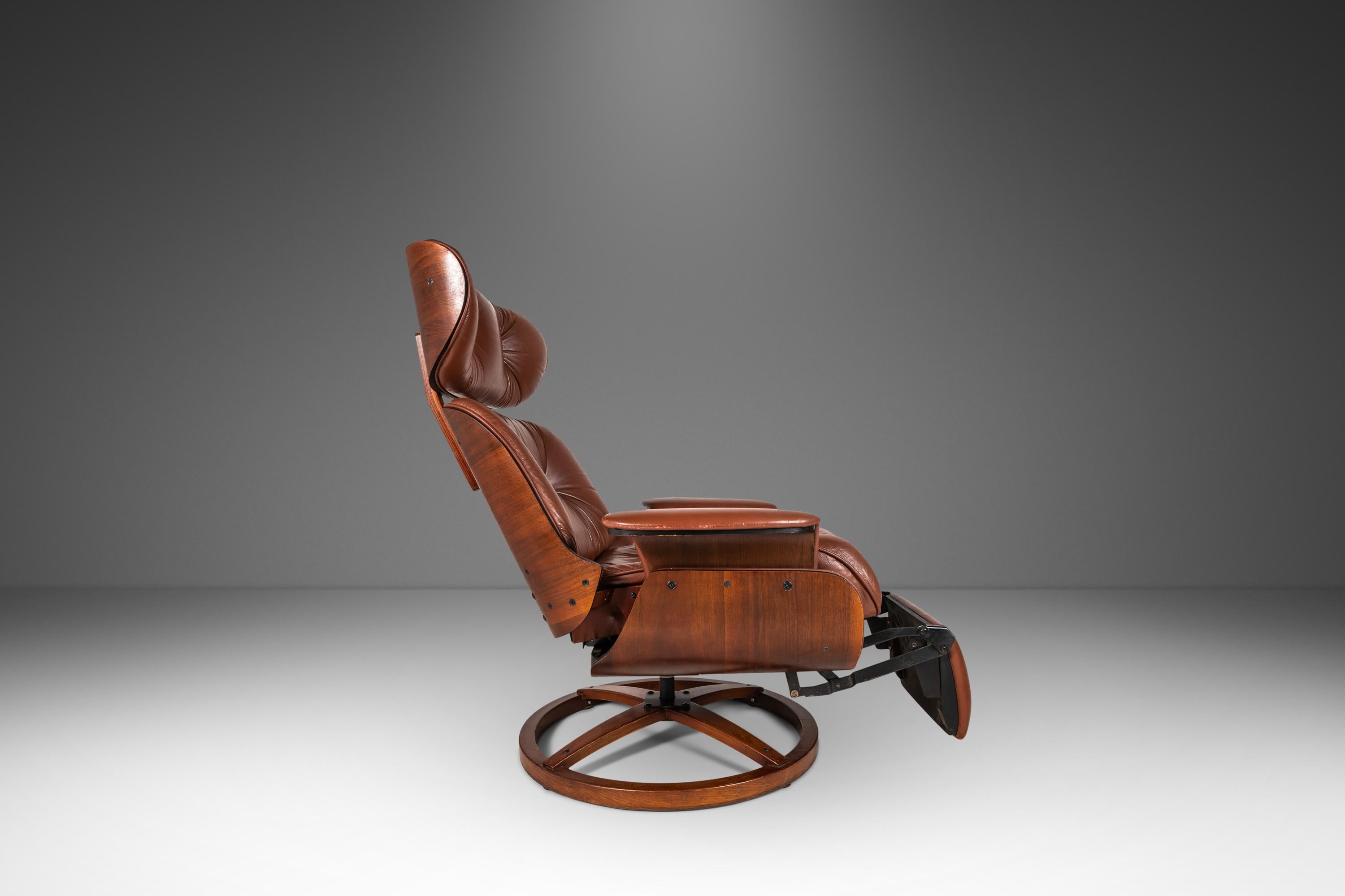 Lounge Chair Recliner Attributed to George Mulhauser for Plycraft, USA, c. 1960s 7