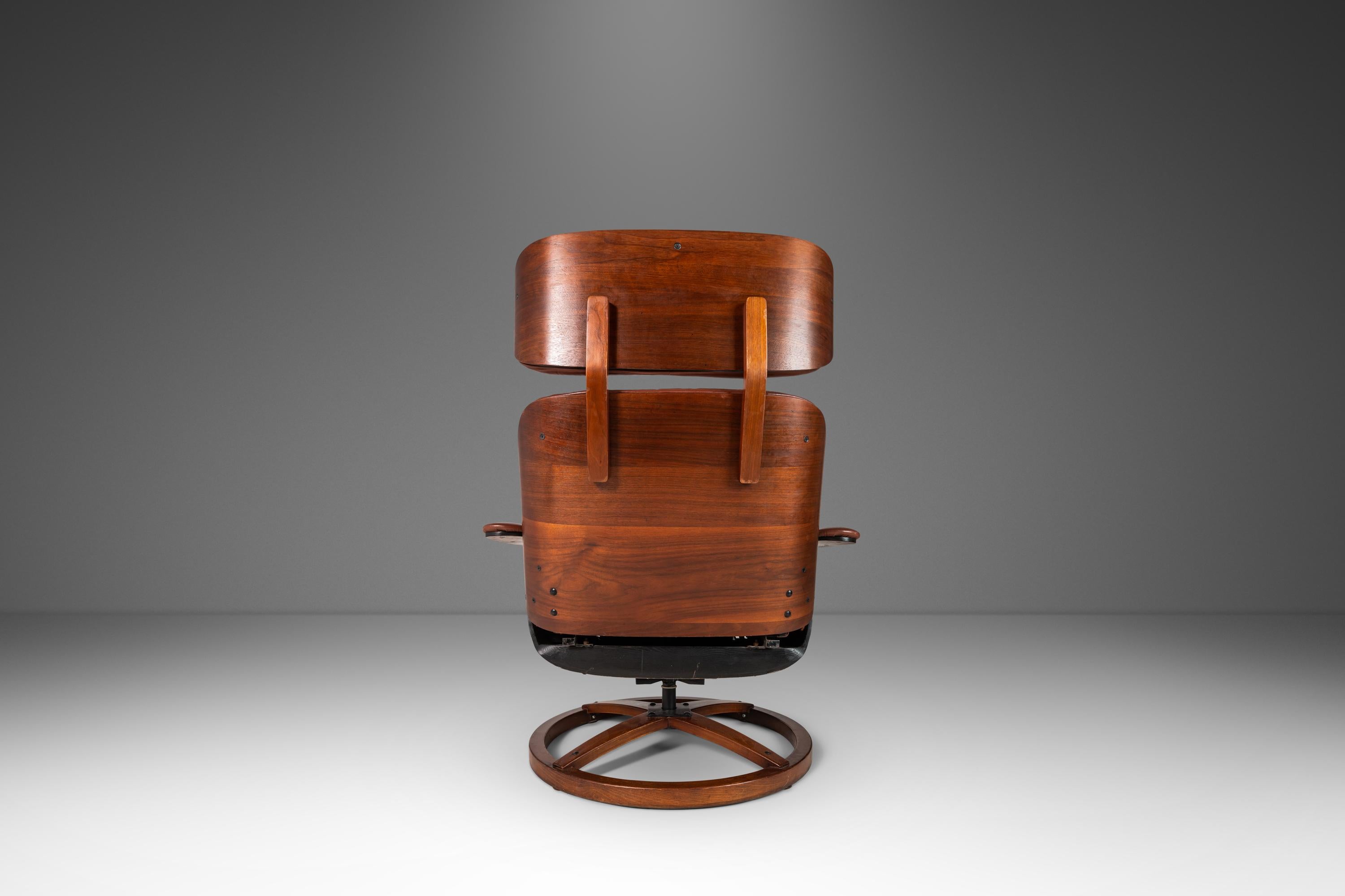 Lounge Chair Recliner Attributed to George Mulhauser for Plycraft, USA, c. 1960s 1