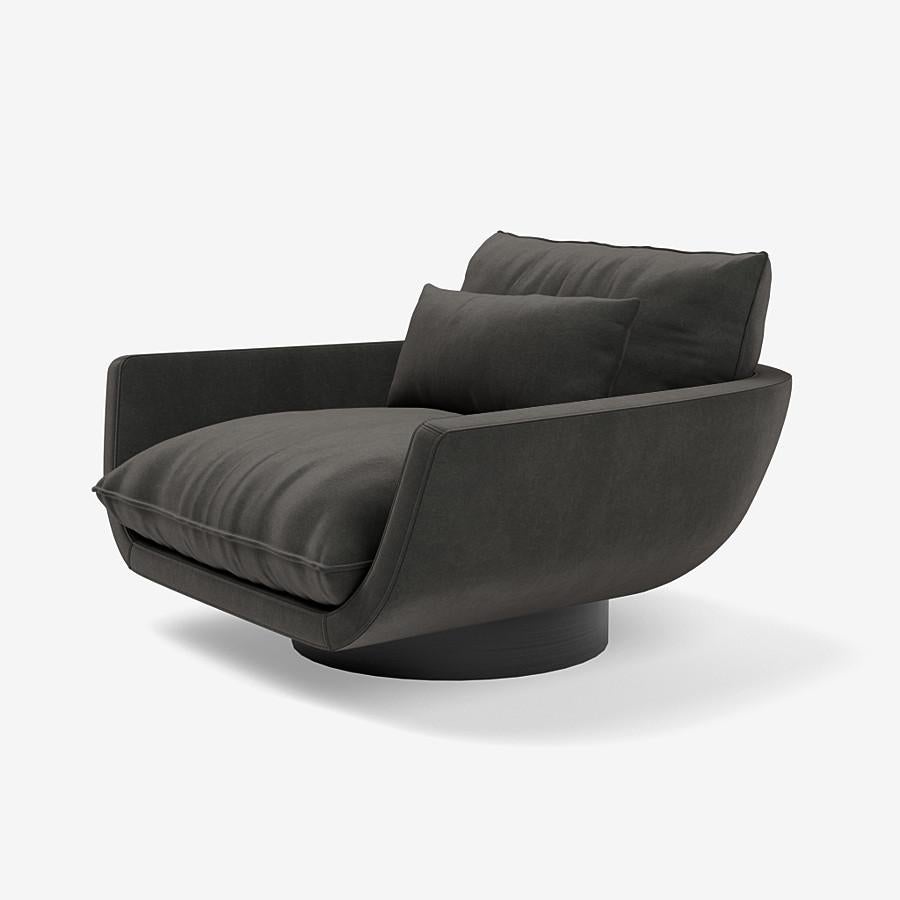 Lounge Chair 'Rua Ipanema' by Man of Parts, Anthracite base, Sahco, Zero, 001 For Sale 7