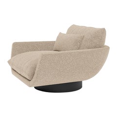 Chaise longue Rua Ipanema par Man of Parts, base en anthracite, Sahco, Zero, 001