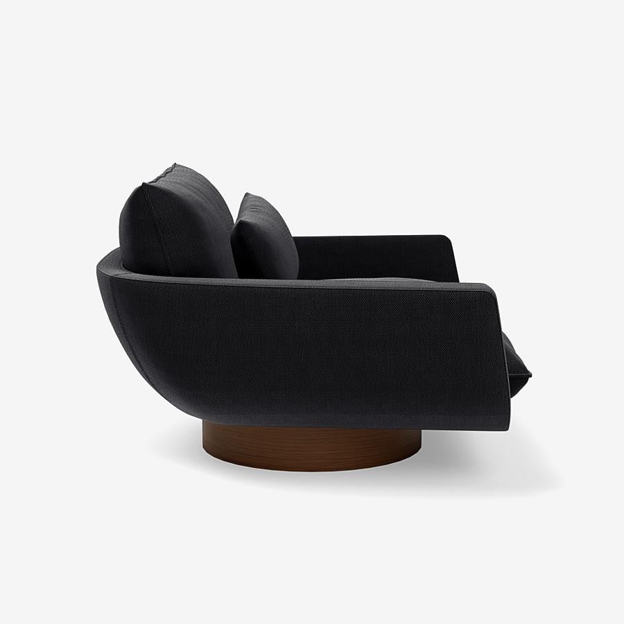 Organic Modern Contemporary Lounge Chair 'Rua Ipanema' by Man of Parts, Rohi, Opera, Anthrazit For Sale