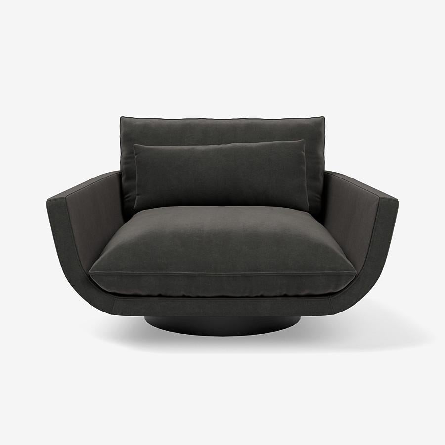 Lounge Chair 'Rua Ipanema' by Man of Parts, Walnut base, Rohi, Opera, Mirror For Sale 6