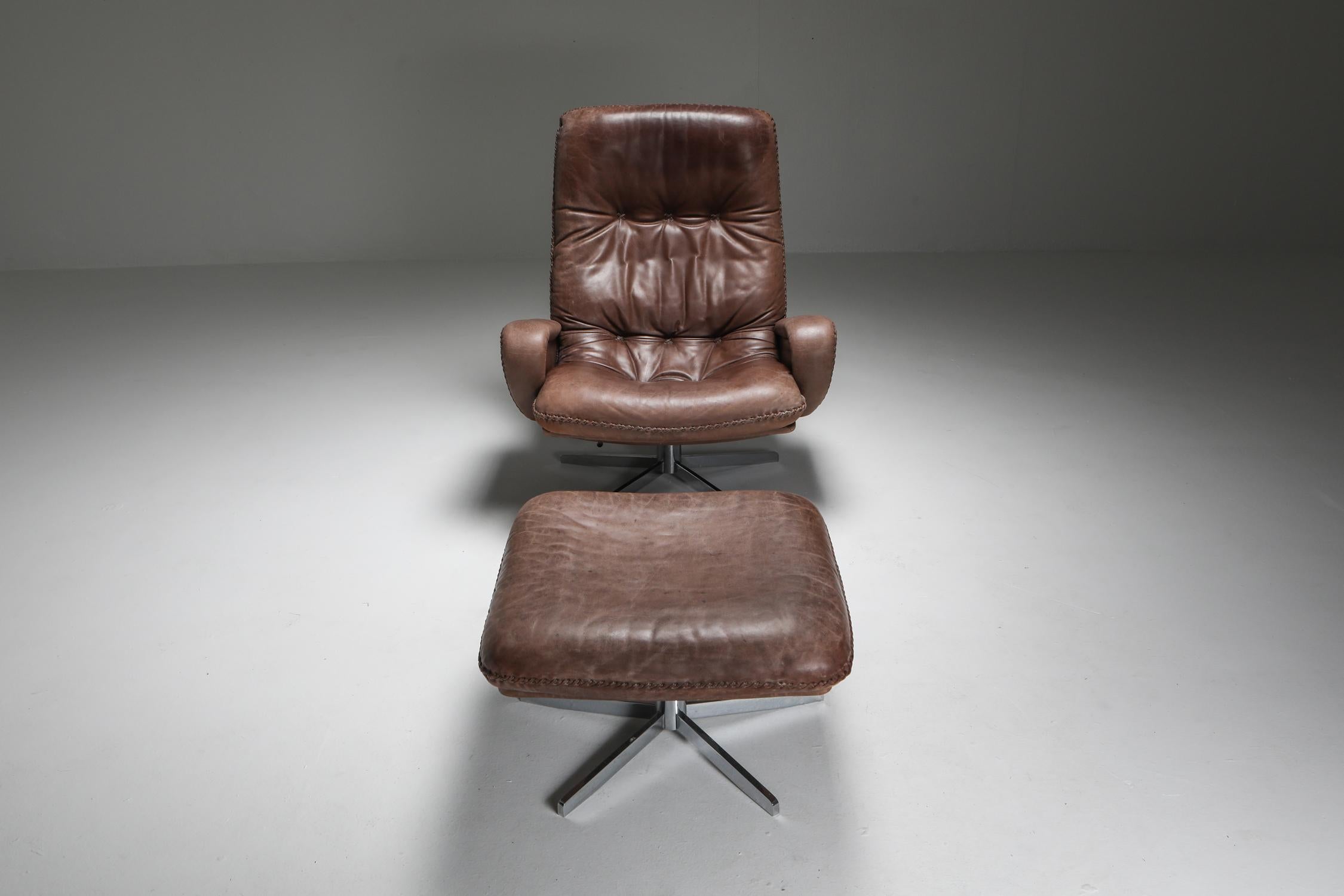 Mid-20th Century Lounge Chair Set S231 'James Bond' by De Sede, Switzerland