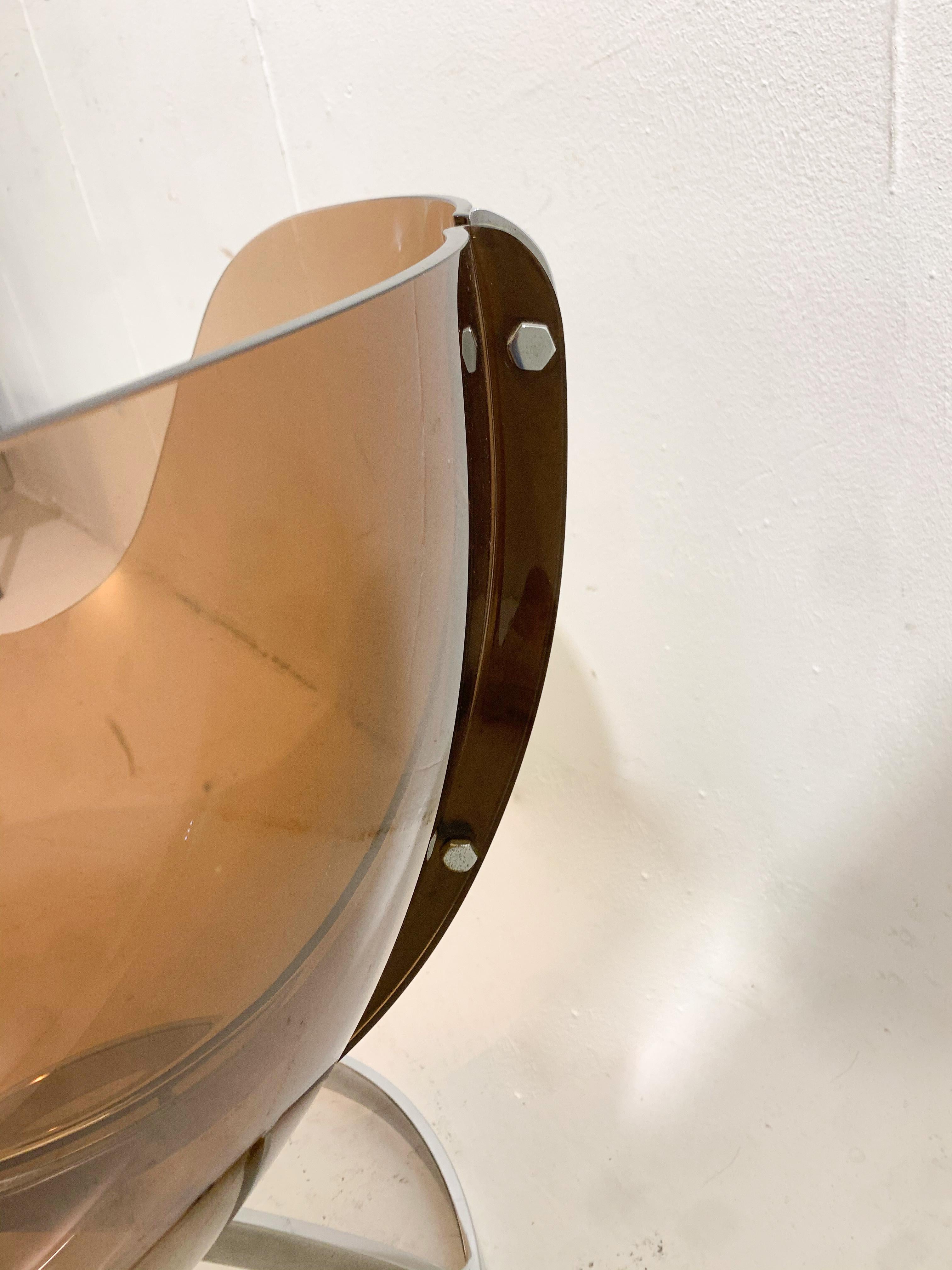 Fin du 20e siècle Chaise longue « Sphère » de Boris Tabacoff pour Edition Mobilier Modulaire Moderne