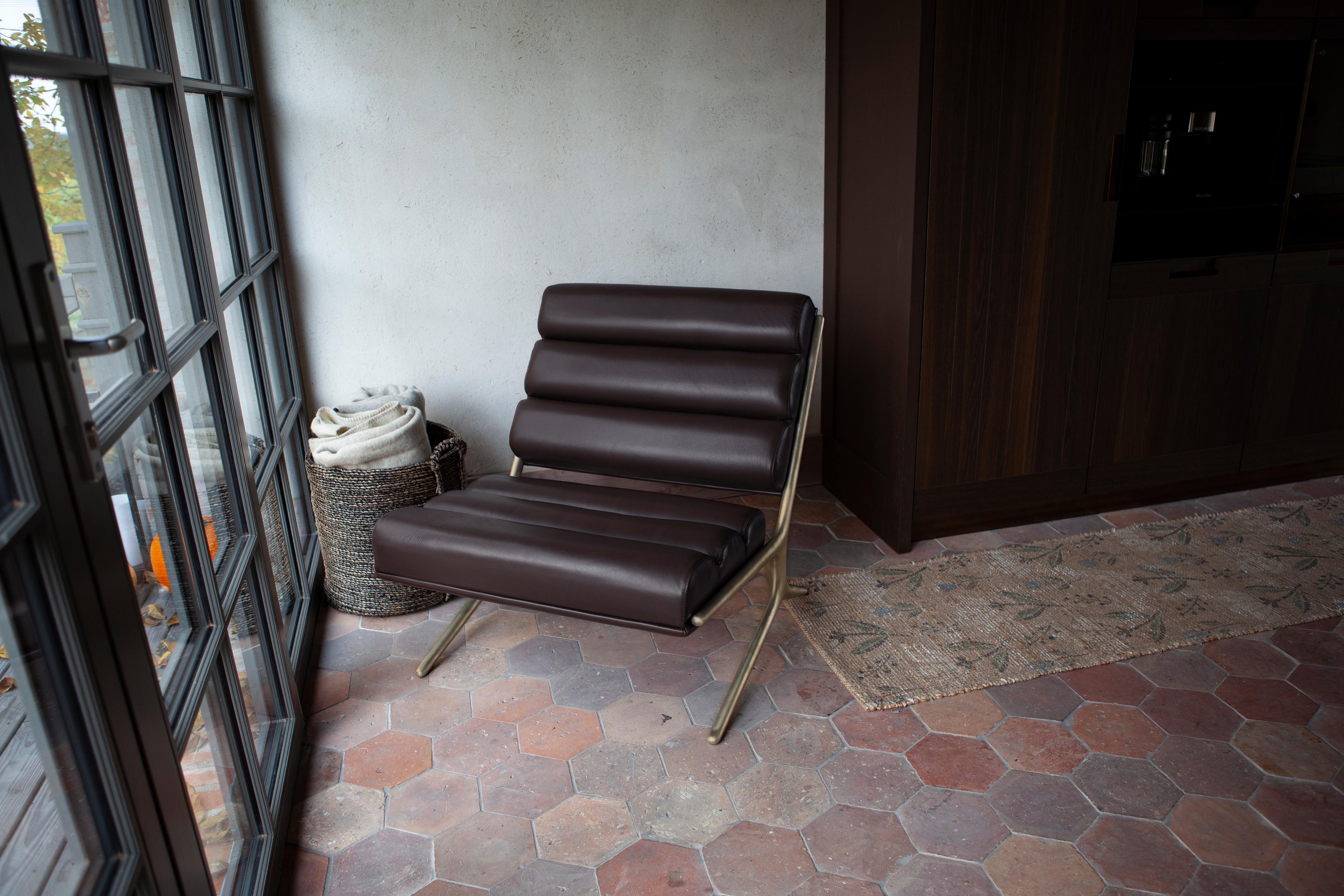 Tumbona - Latón texturado Cepillado en venta