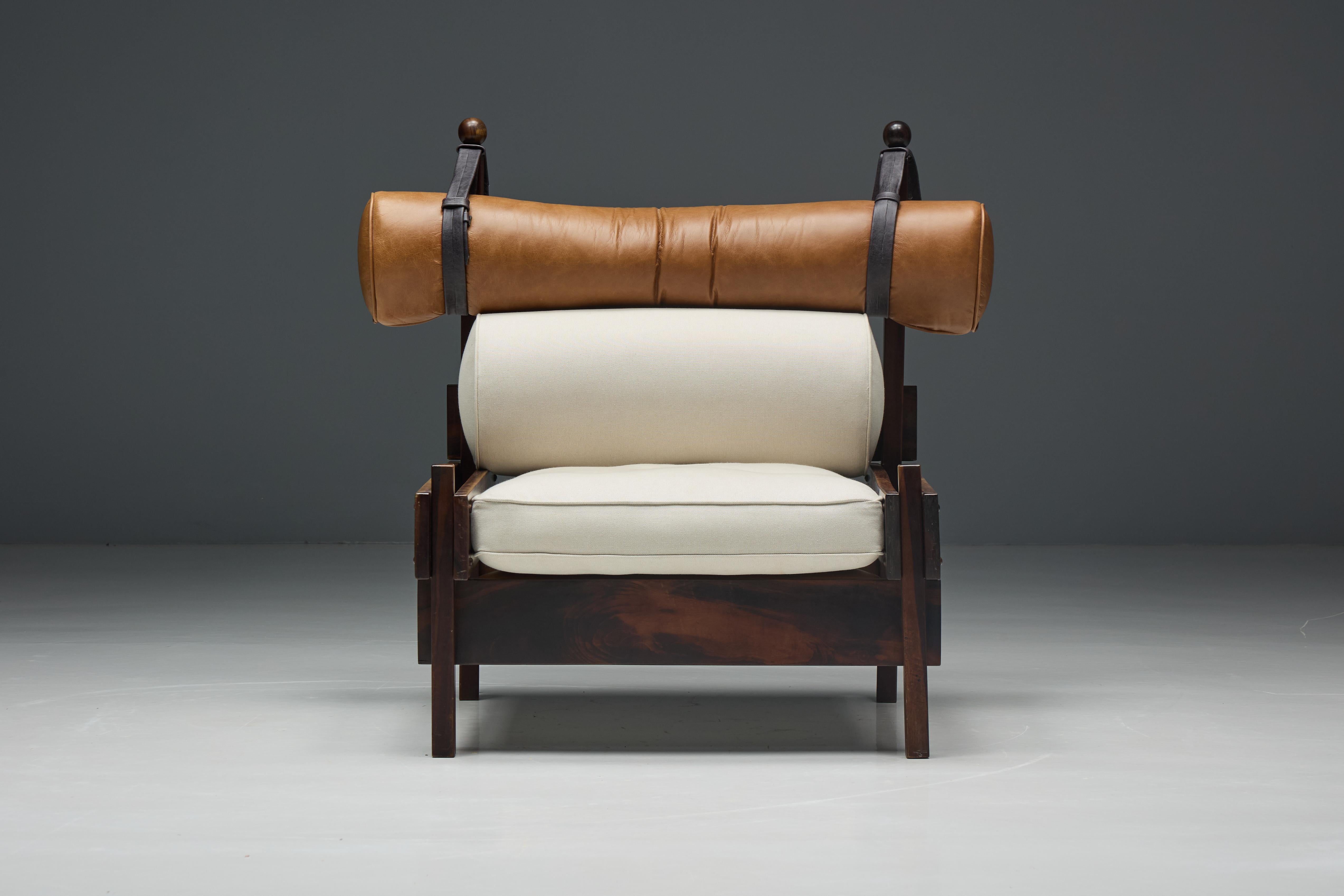 Mid-20th Century Lounge Chair 'Tonico' by Sergio Rodrigues, Brazil, 1965 For Sale