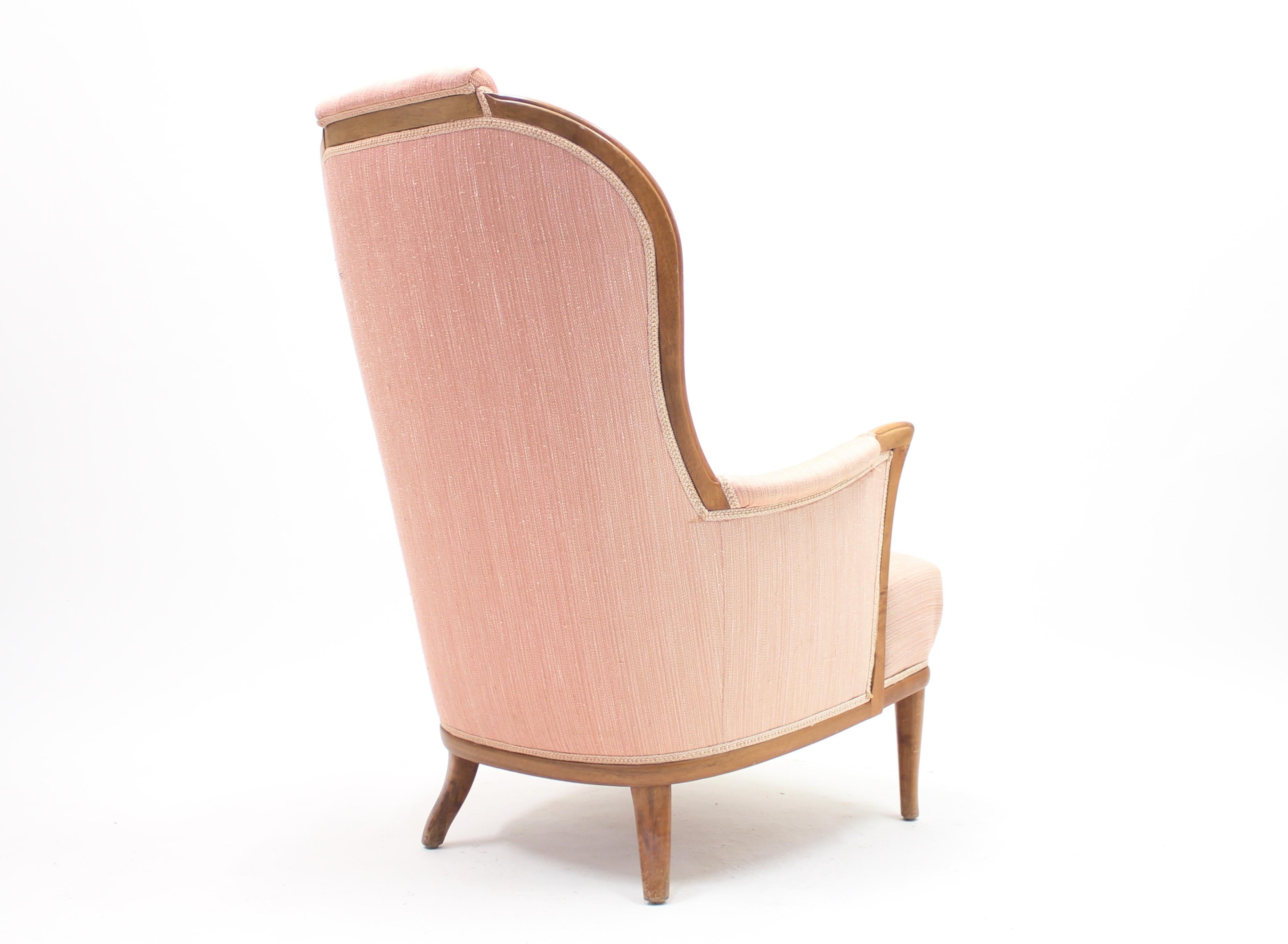 Lounge Chair Vår Fru by Carl Malmsten for Bodafors, 1960s In Fair Condition In Uppsala, SE