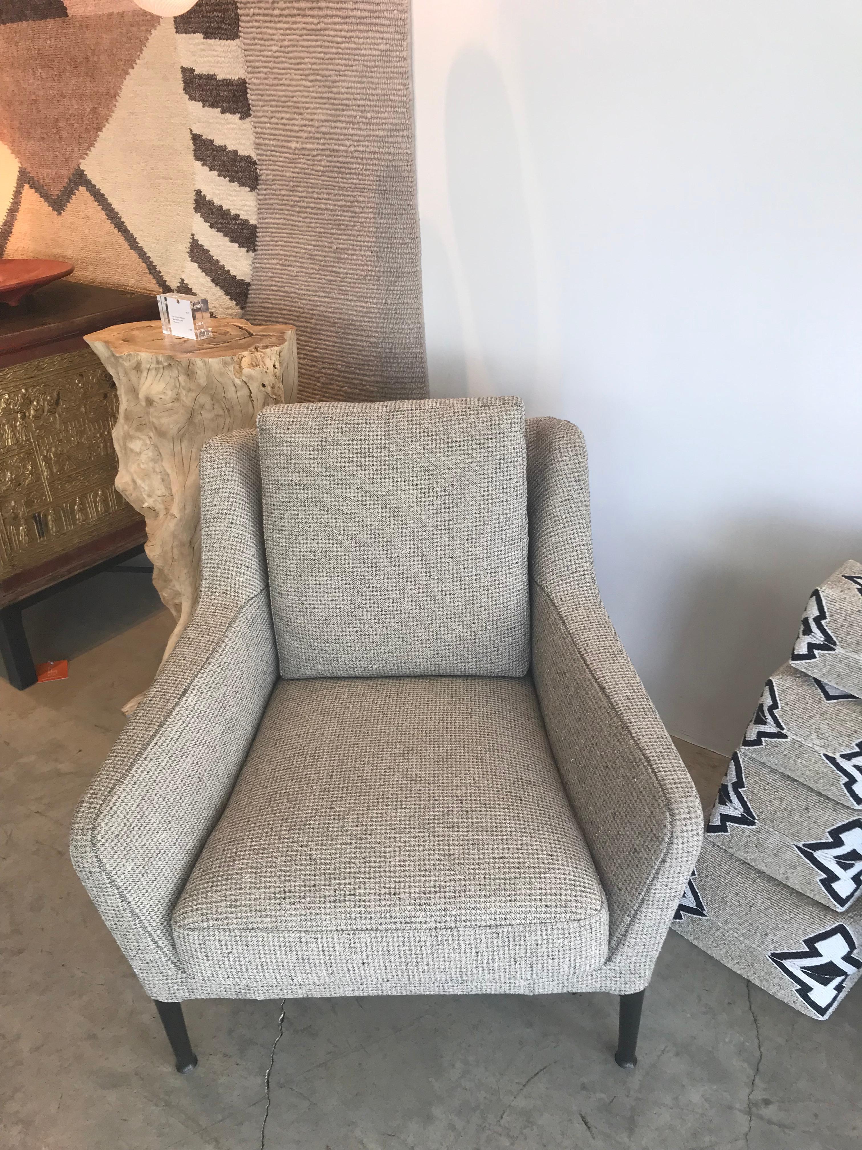 neutral armchair