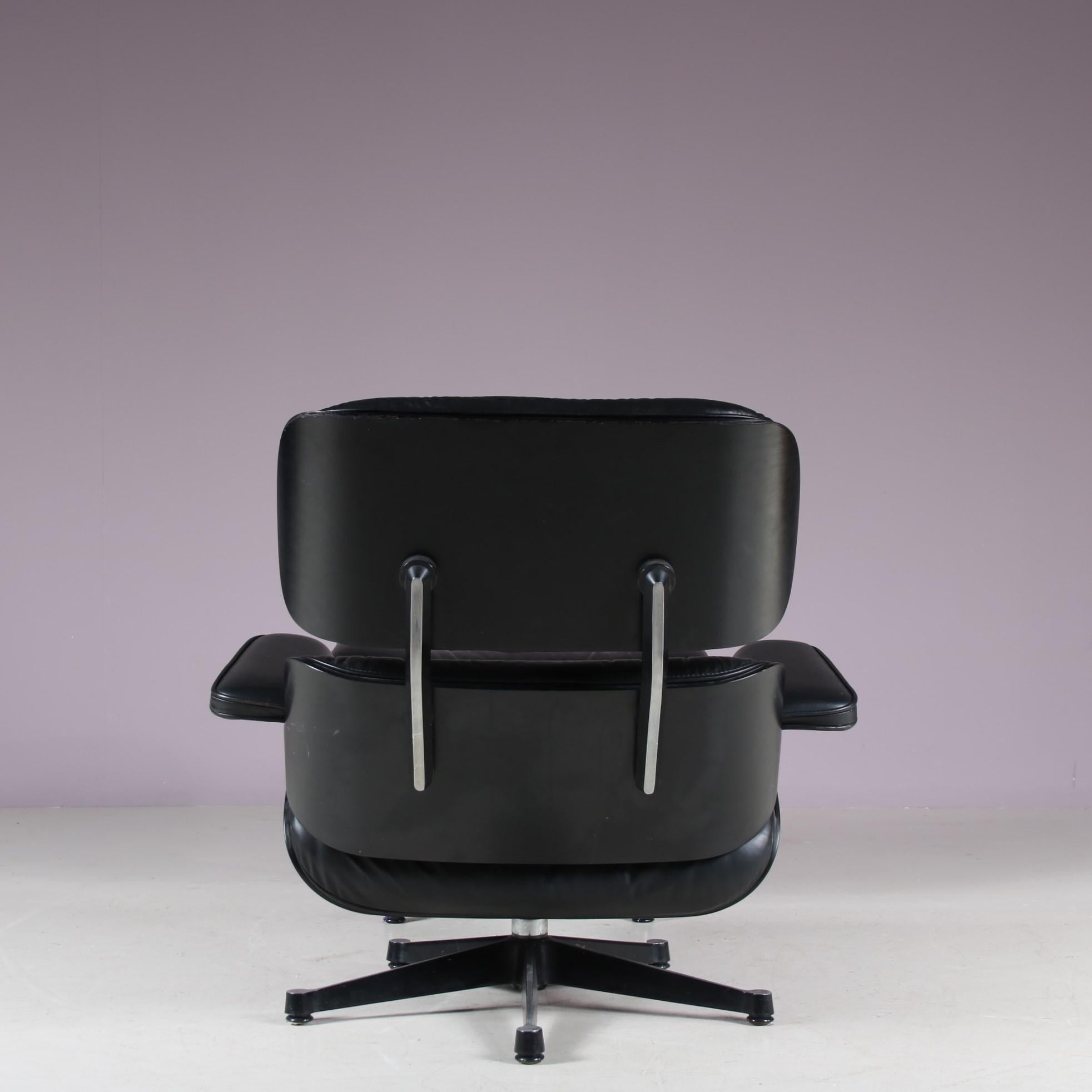 Lounge Chair with Ottoman by Charles & Ray Eames for Vitra, Germany 1980 3