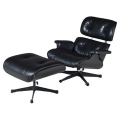 Lounge Chair with Ottoman by Charles & Ray Eames for Vitra, Germany 1980