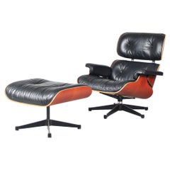 Lounge Chair con ottomana di Charles and Ray Eames per Vitra, Germania 2004