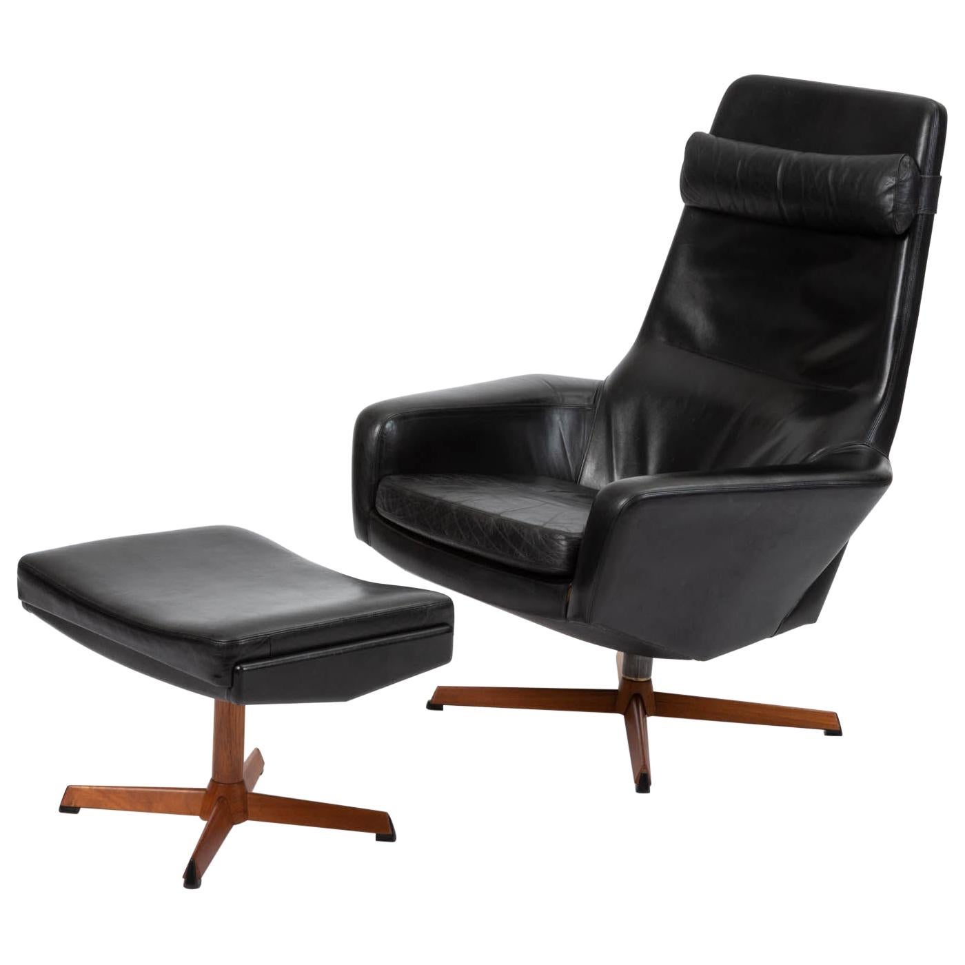 Lounge Chair with Ottoman by Ib Madsen & Acton Schübell for Madsen & Schübell