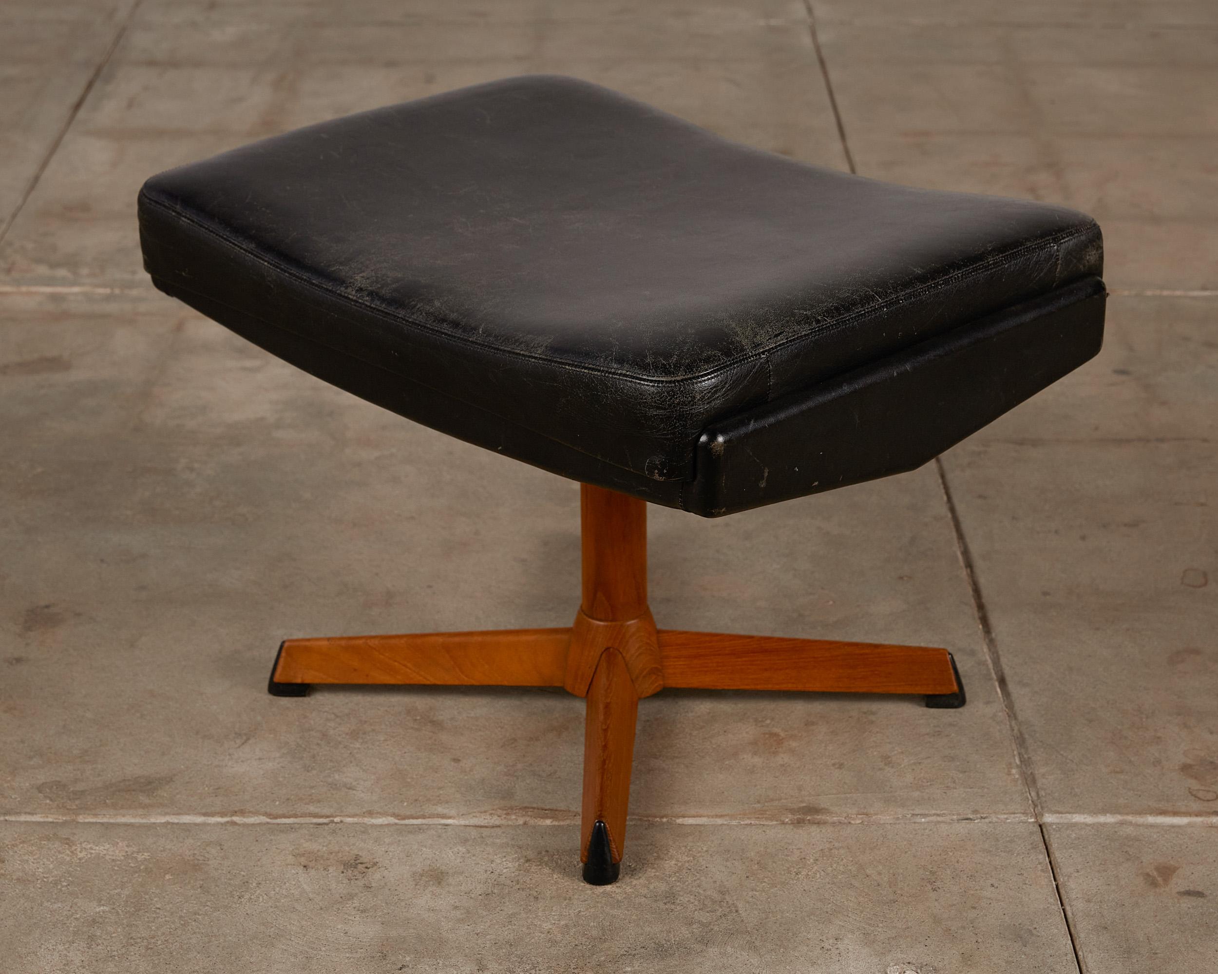 Lounge Chair with Ottoman by Ib Madsen for Madsen & Schübell For Sale 6