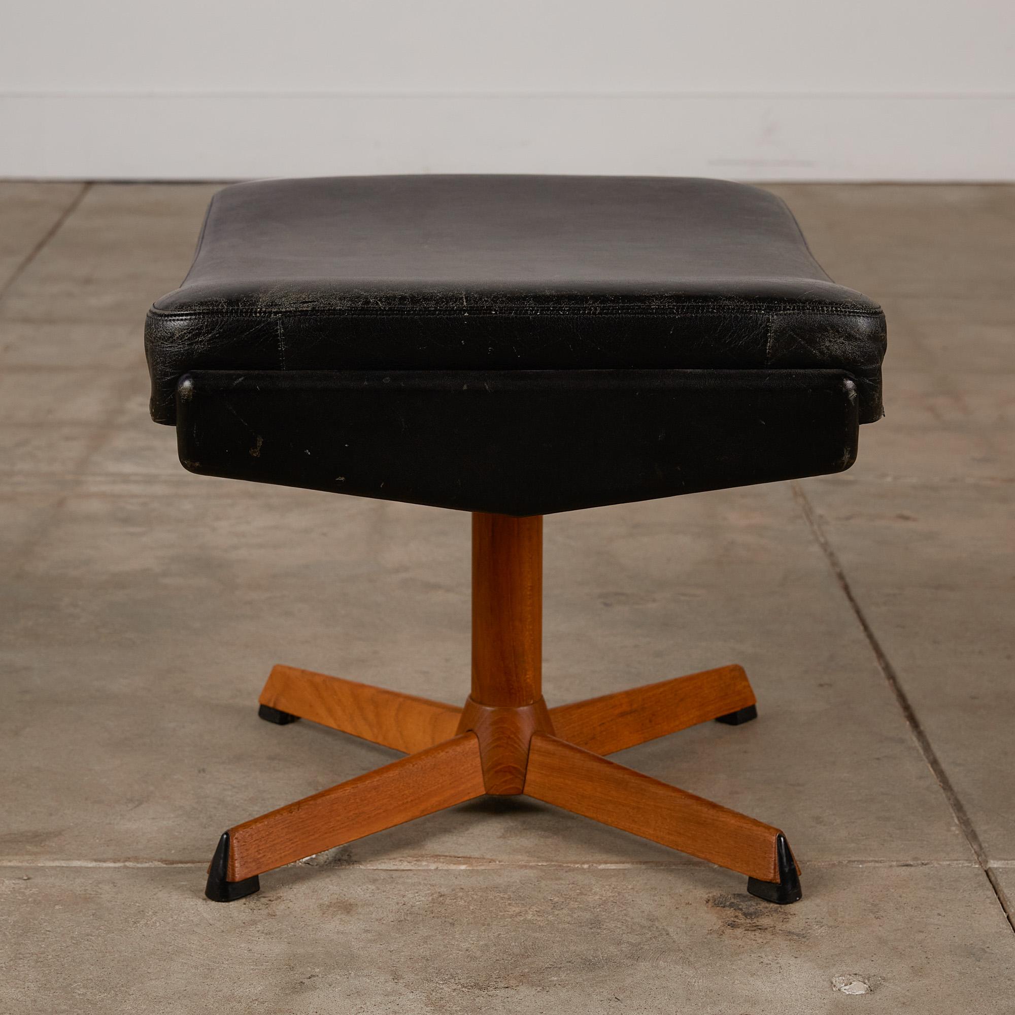 Chaise longue avec pouf d'Ib Madsen pour Madsen & Schübell en vente 9