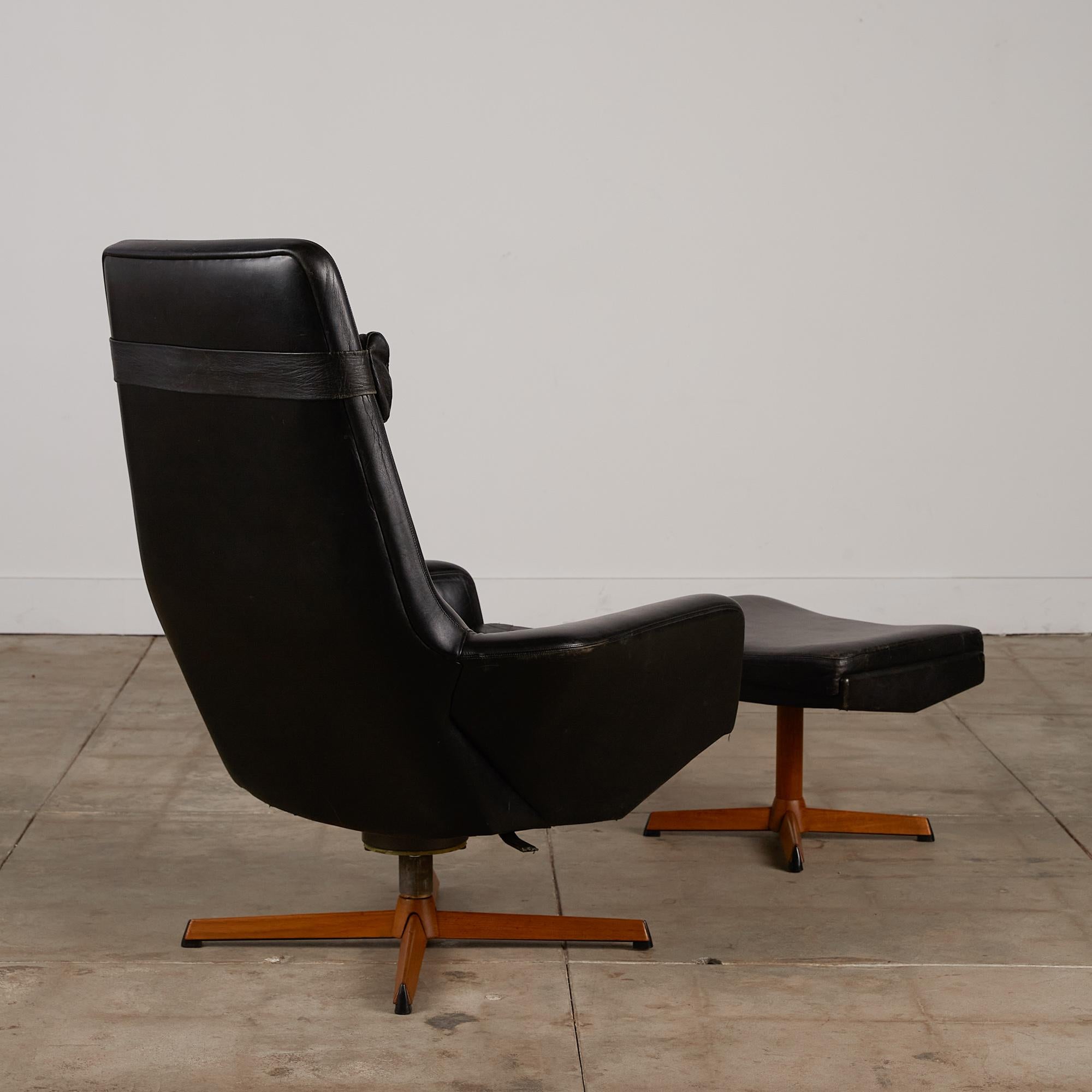 Lounge Chair with Ottoman by Ib Madsen for Madsen & Schübell For Sale 1